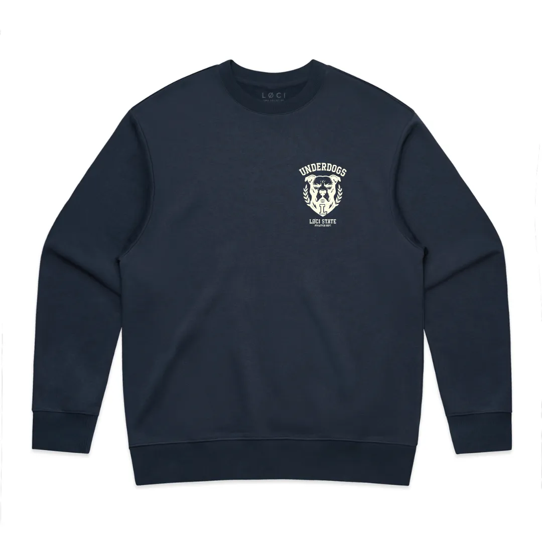 LØCI STATE SWEATER - MIDNIGHT BLUE sold by Loci Wear product image thumbnail 2
