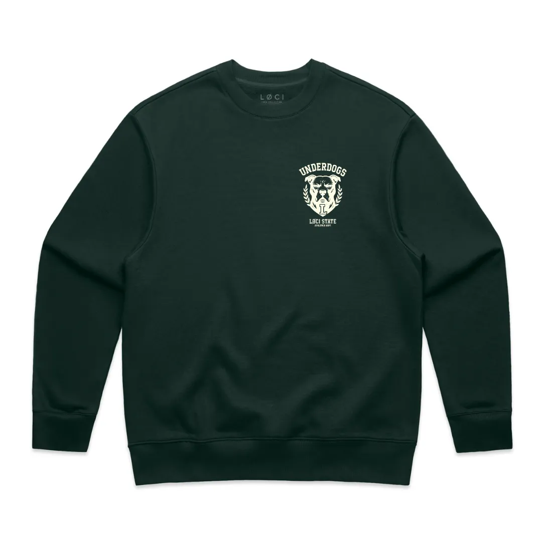 LØCI STATE SWEATER - PINE GREEN sold by Loci Wear product image thumbnail 2