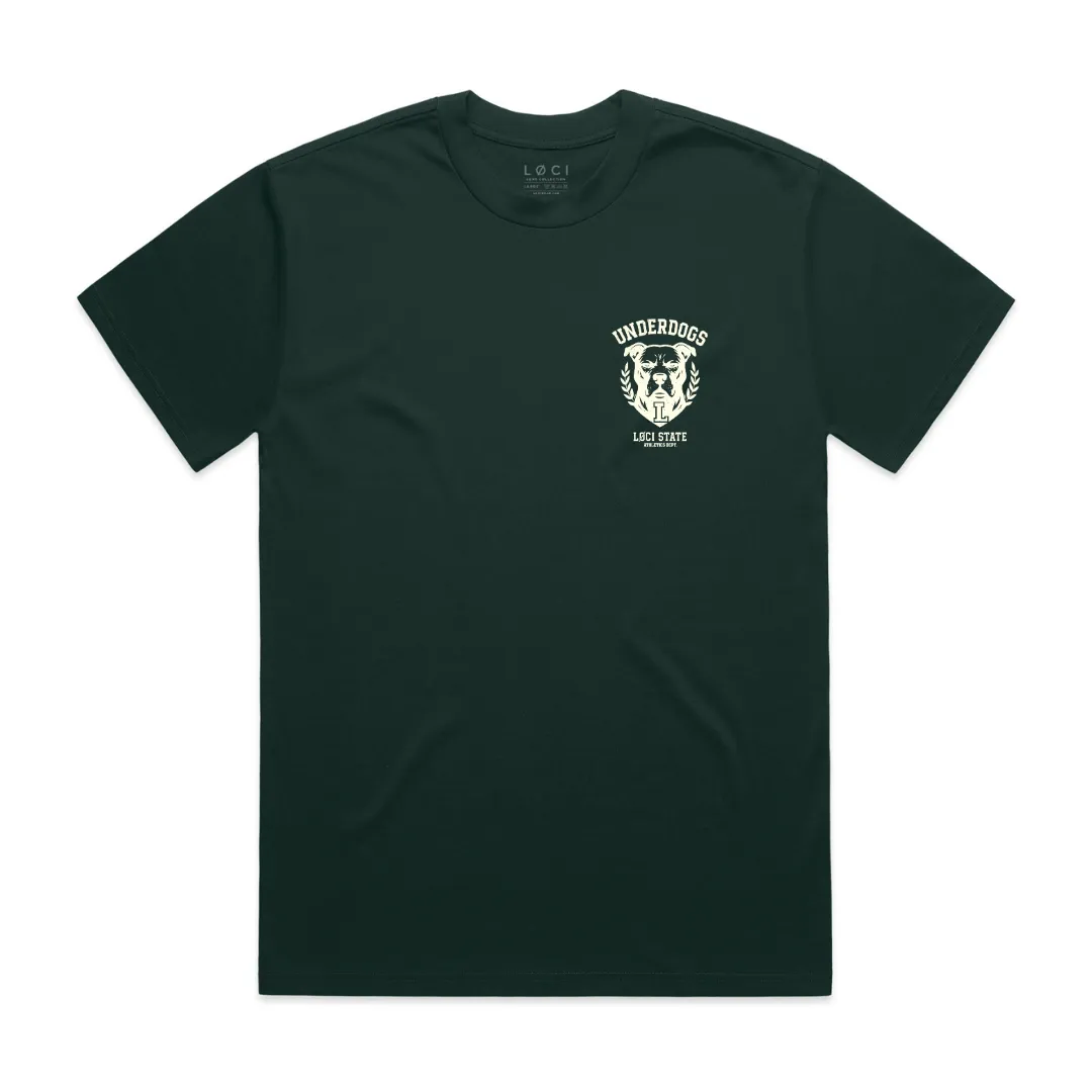 LØCI STATE T-SHIRT - PINE GREEN sold by Loci Wear