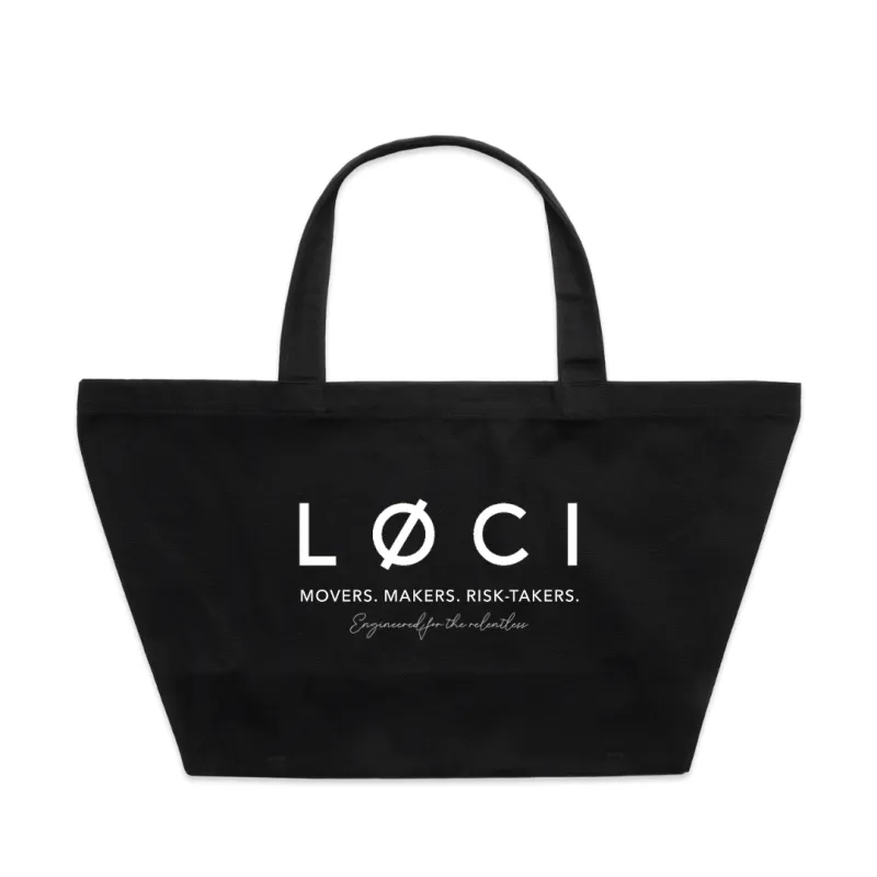 OVERSIZED TOTE - BLACK sold by Loci Wear