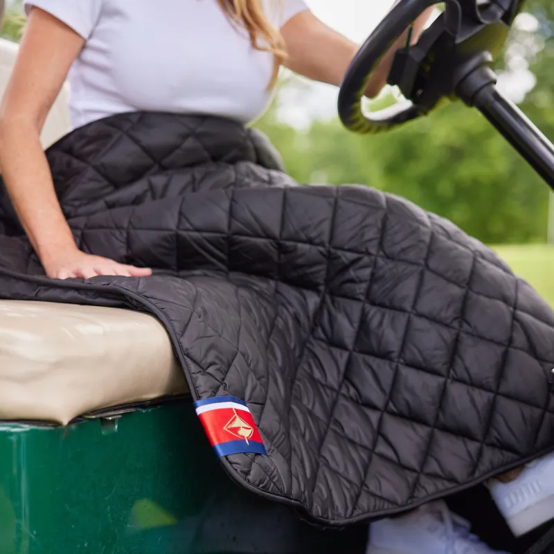 The Black Puffer Blanket sold by Pretty Rugged Gear