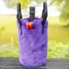 Faux Fur Wine Tote sold by Pretty Rugged Gear