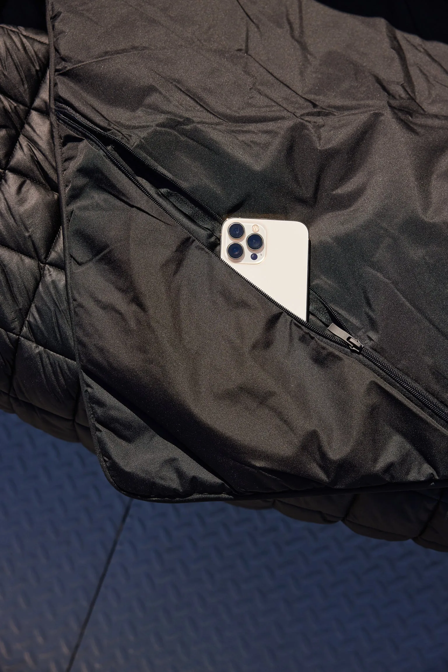 Iowa State University Black Puffer Blanket sold by Pretty Rugged Gear product image thumbnail 4