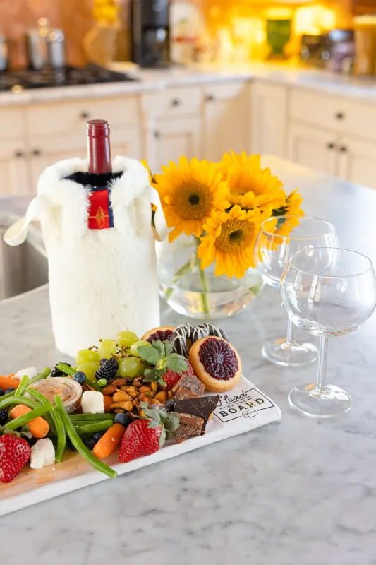 Bundle of 4 Faux Fur Wine Tote sold by Pretty Rugged Gear