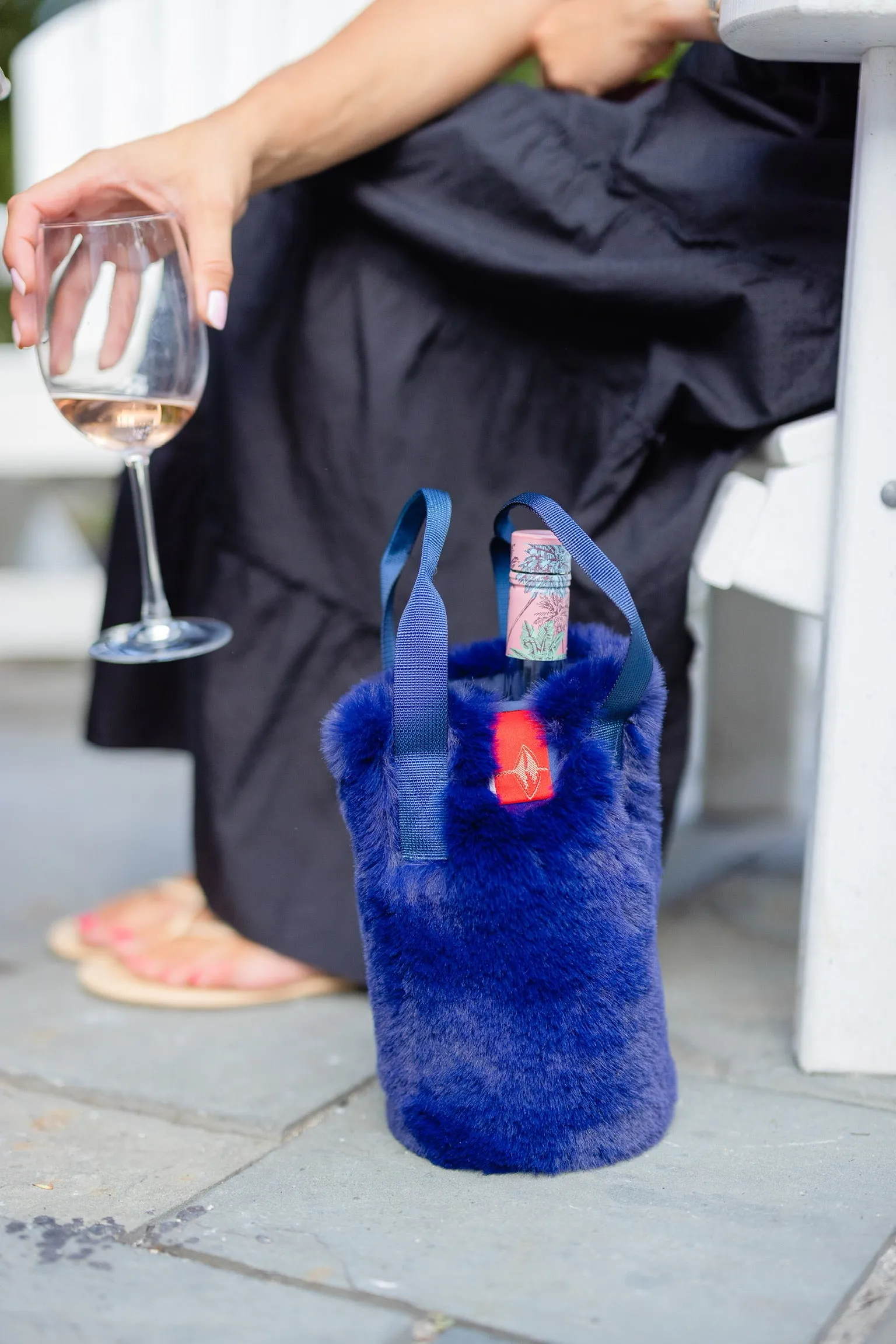 Bundle of 4 Faux Fur Wine Tote sold by Pretty Rugged product image thumbnail 2