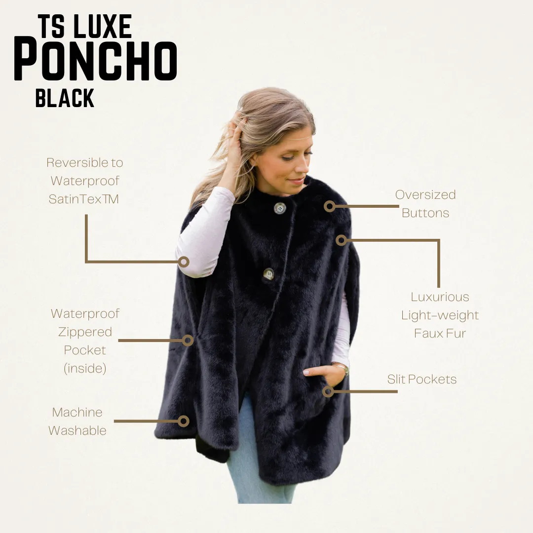 Black Poncho sold by Pretty Rugged Gear product image thumbnail 3