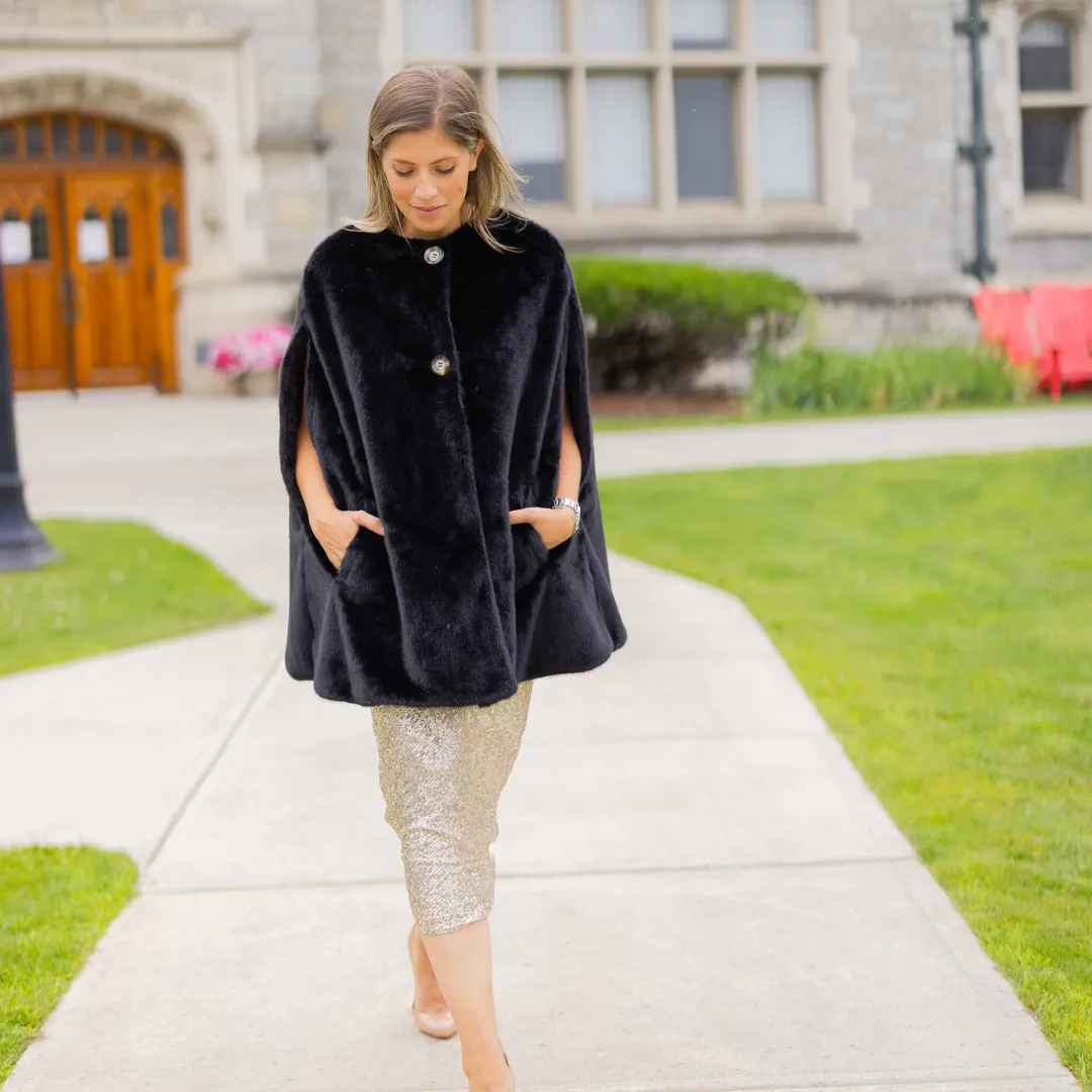 Black Poncho sold by Pretty Rugged Gear