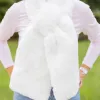 White Faux Fur Scarf sold by Pretty Rugged Gear