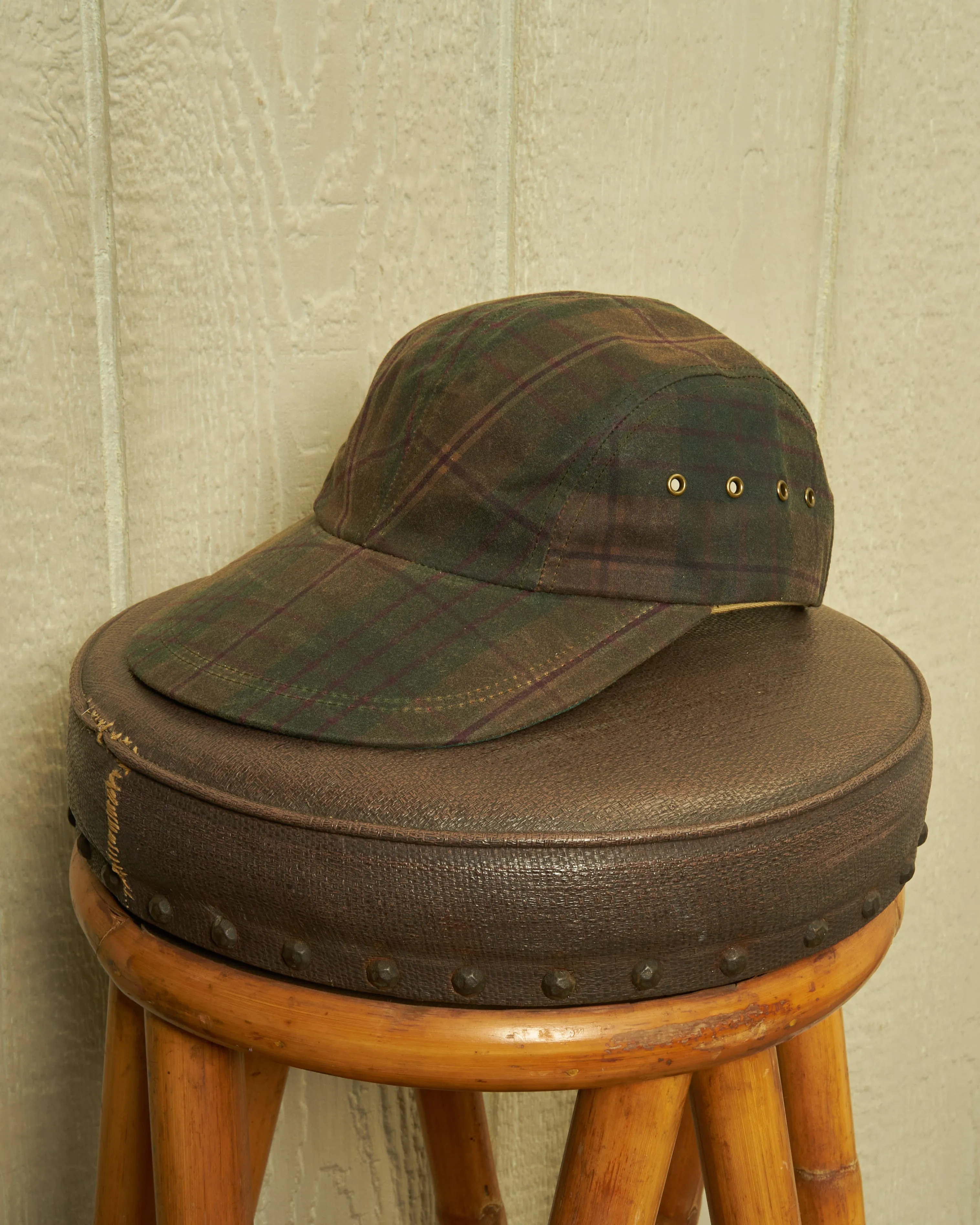 Swordfish in Autumn Plaid Waxed Canvas sold by Quaker Marine Supply