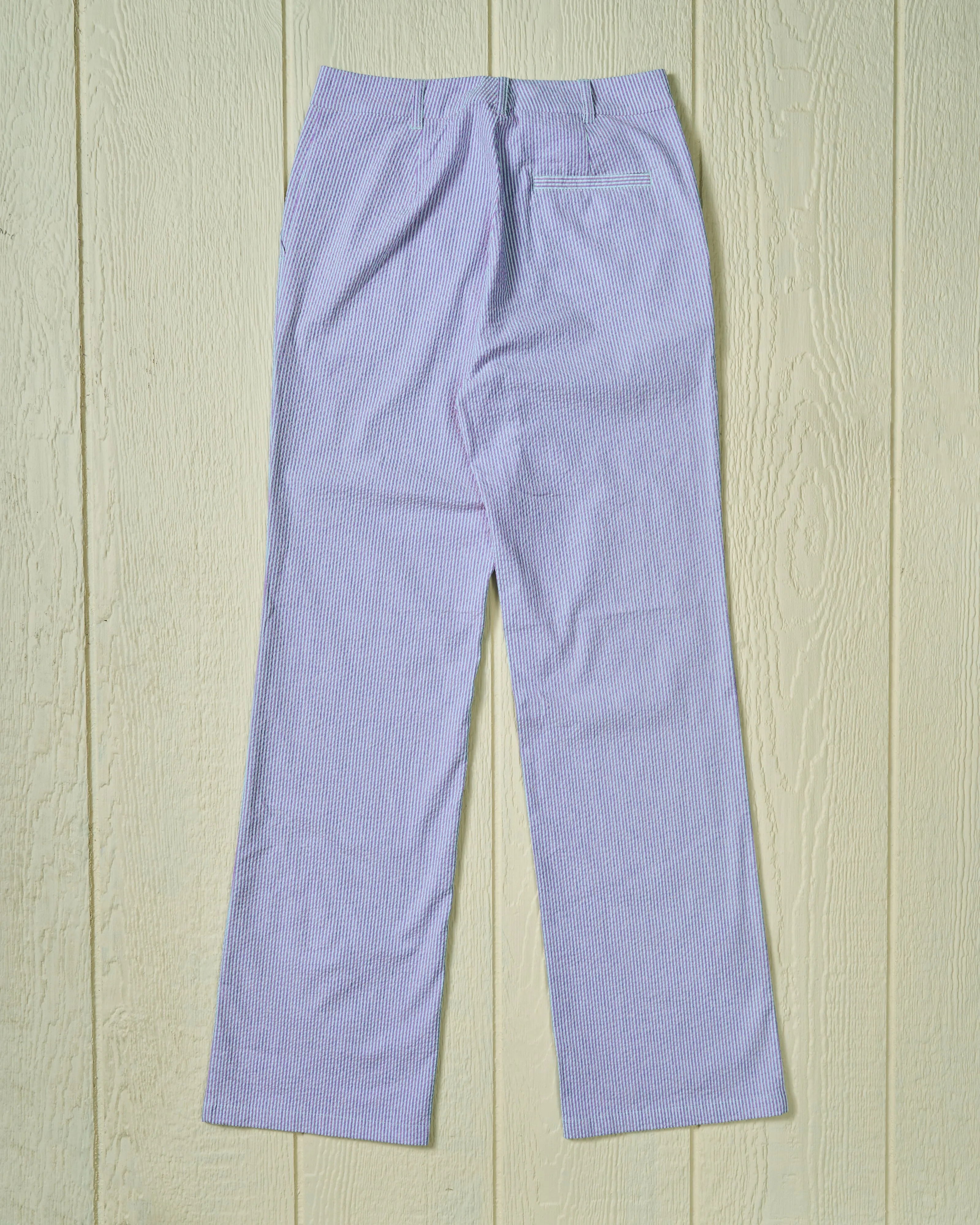 Women's Relaxed Pant in Overdyed Blue Seersucker sold by Quaker Marine Supply product image thumbnail 2