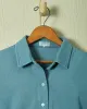 Avalon Indigo Knit Top in Washed Jersey sold by Quaker Marine Supply