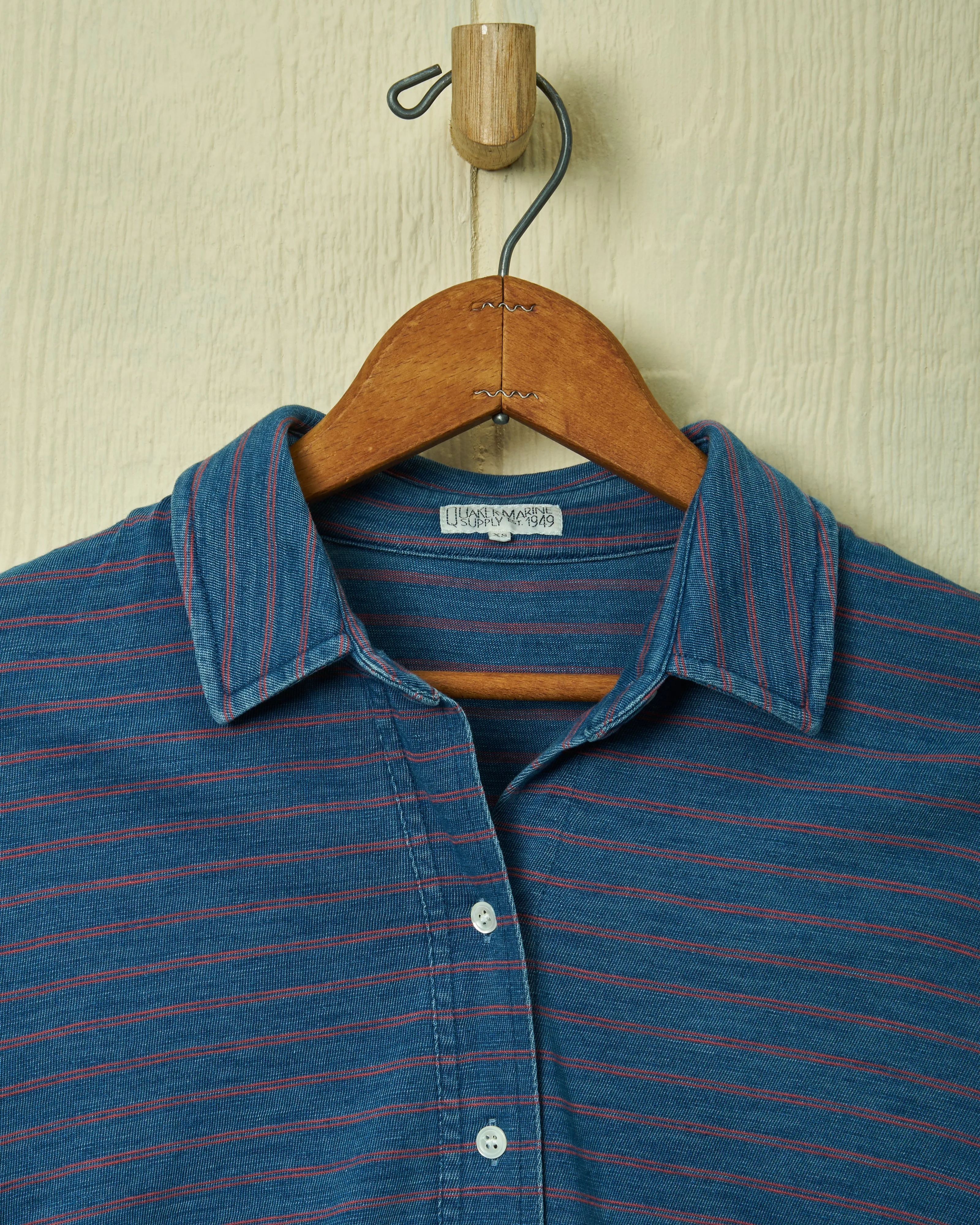 Avalon Indigo Knit Top in Red/Navy Double Stripe sold by Quaker Marine Supply product image thumbnail 2