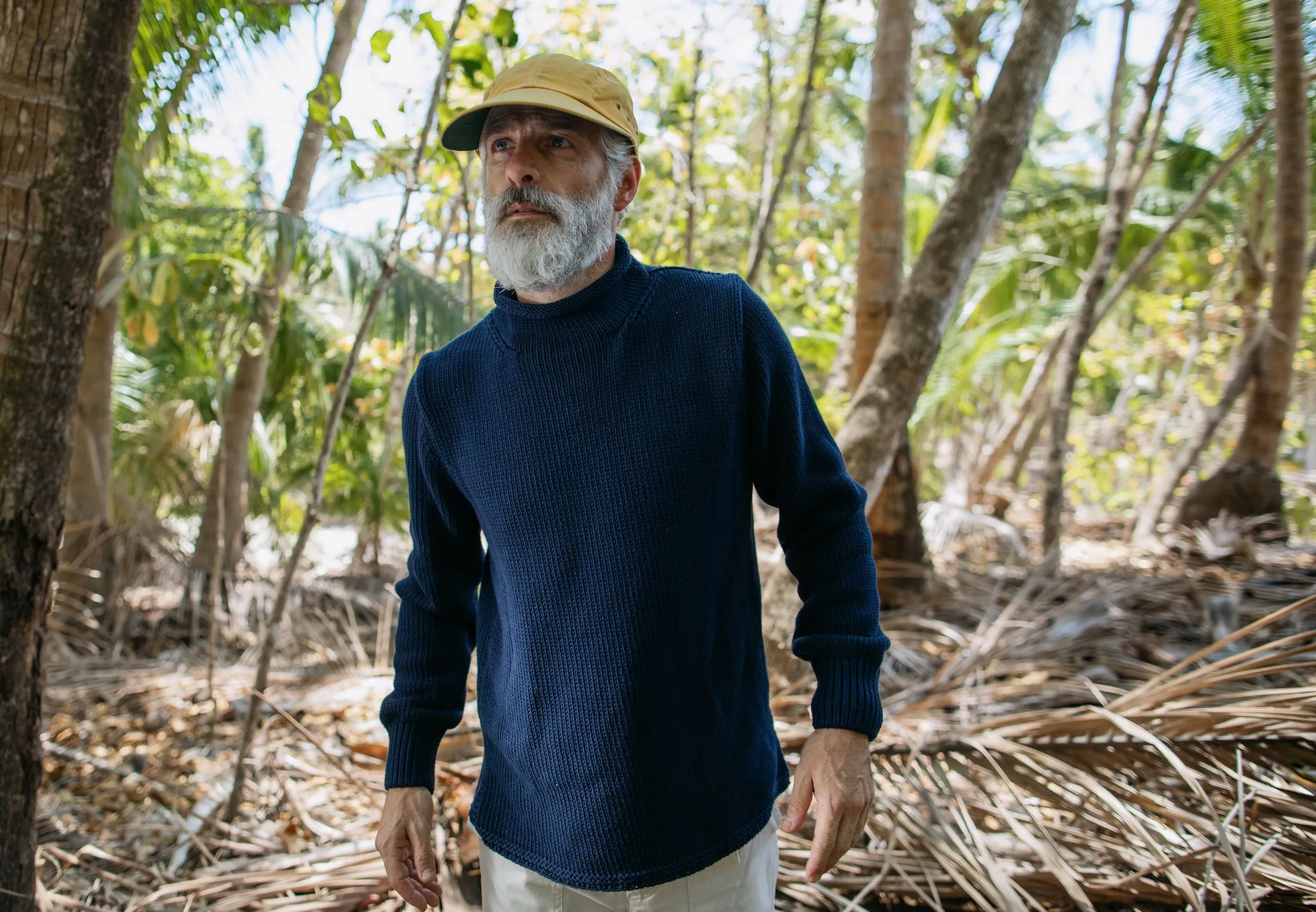 Fisherman's Sweater in Navy sold by Quaker Marine Supply product image thumbnail 5