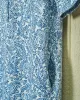 Beach Coverup in Atlantic Blue Paisley Linen sold by Quaker Marine Supply