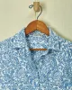 Beach Coverup in Atlantic Blue Paisley Linen sold by Quaker Marine Supply