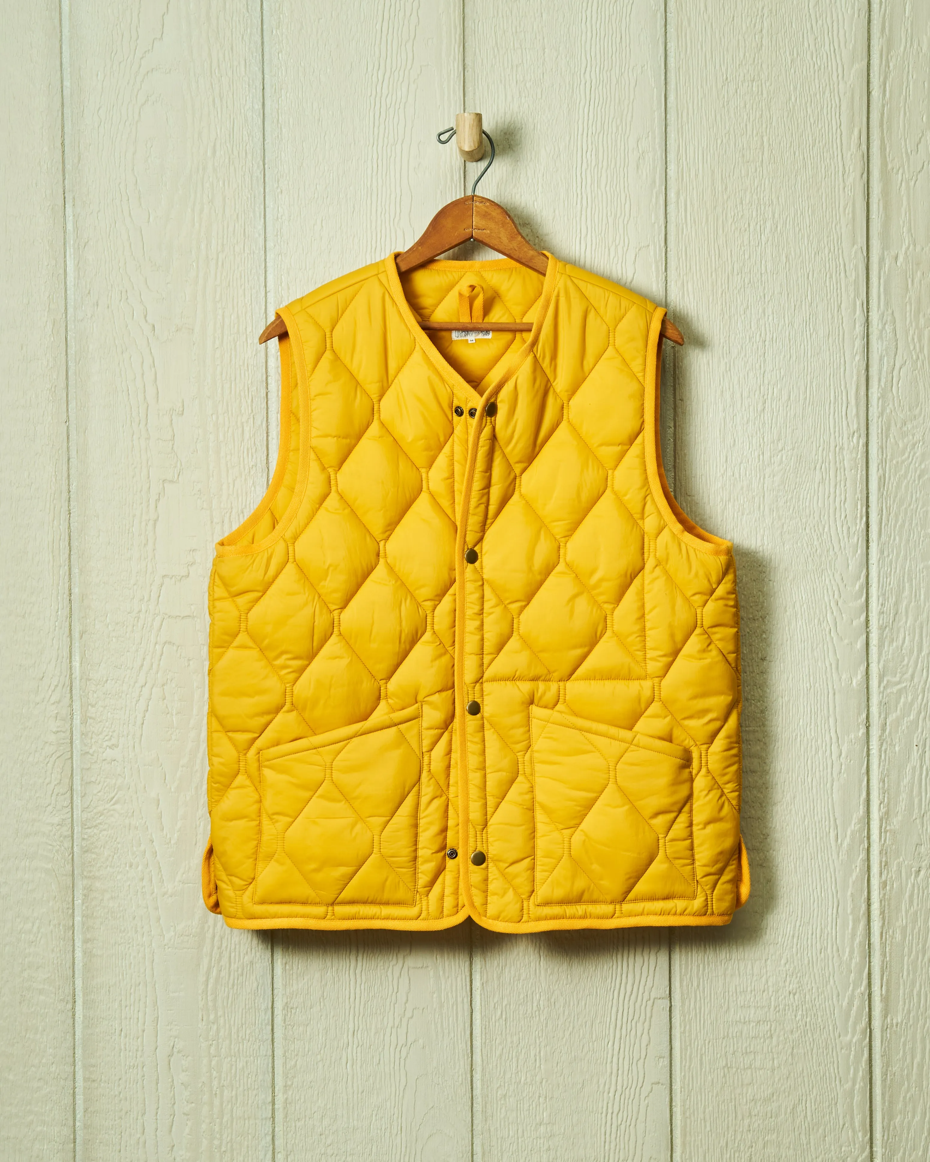 Quilted Vest in Yellow sold by Quaker Marine Supply