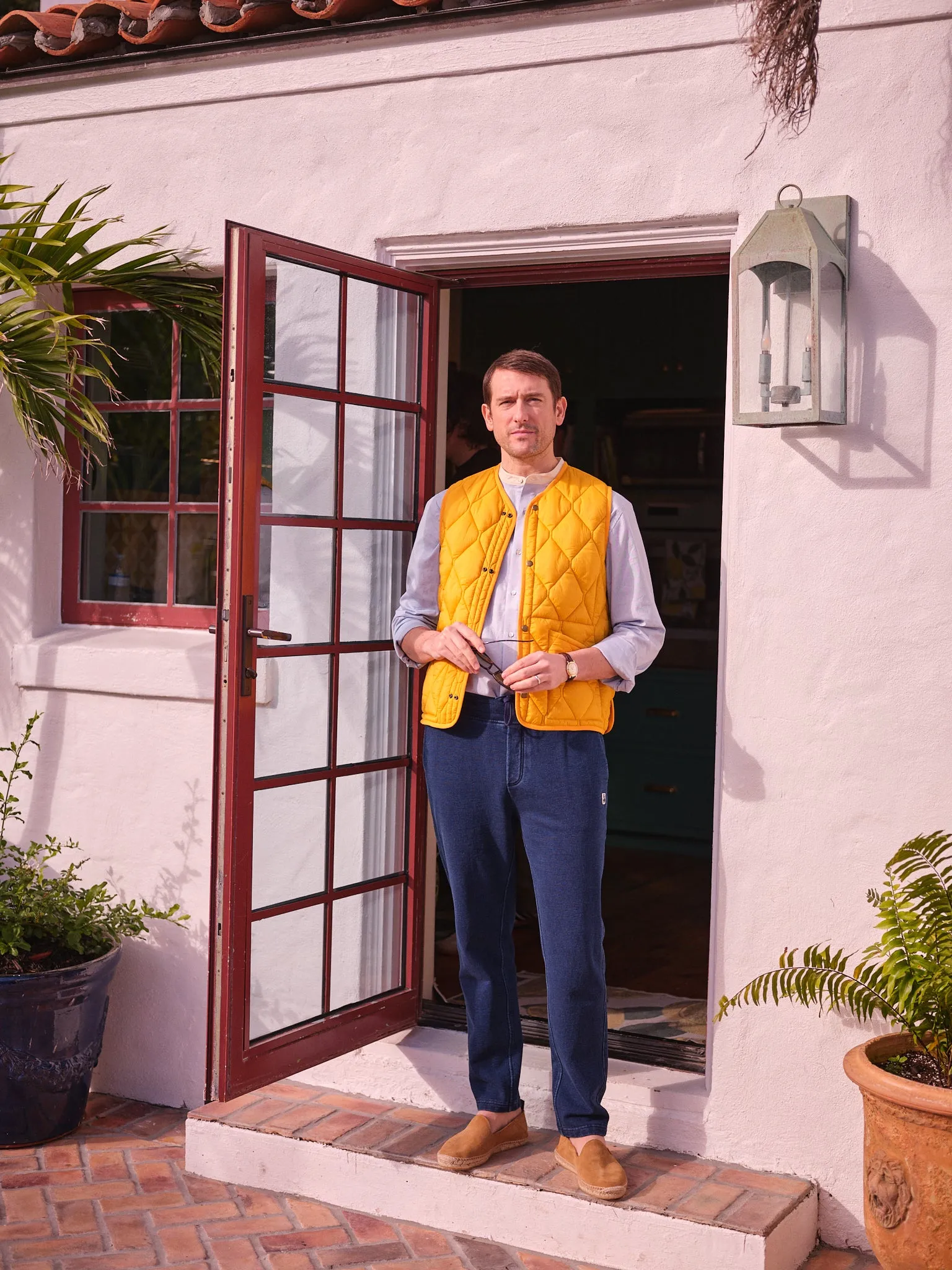 Quilted Vest in Yellow sold by Quaker Marine Supply product image thumbnail 2