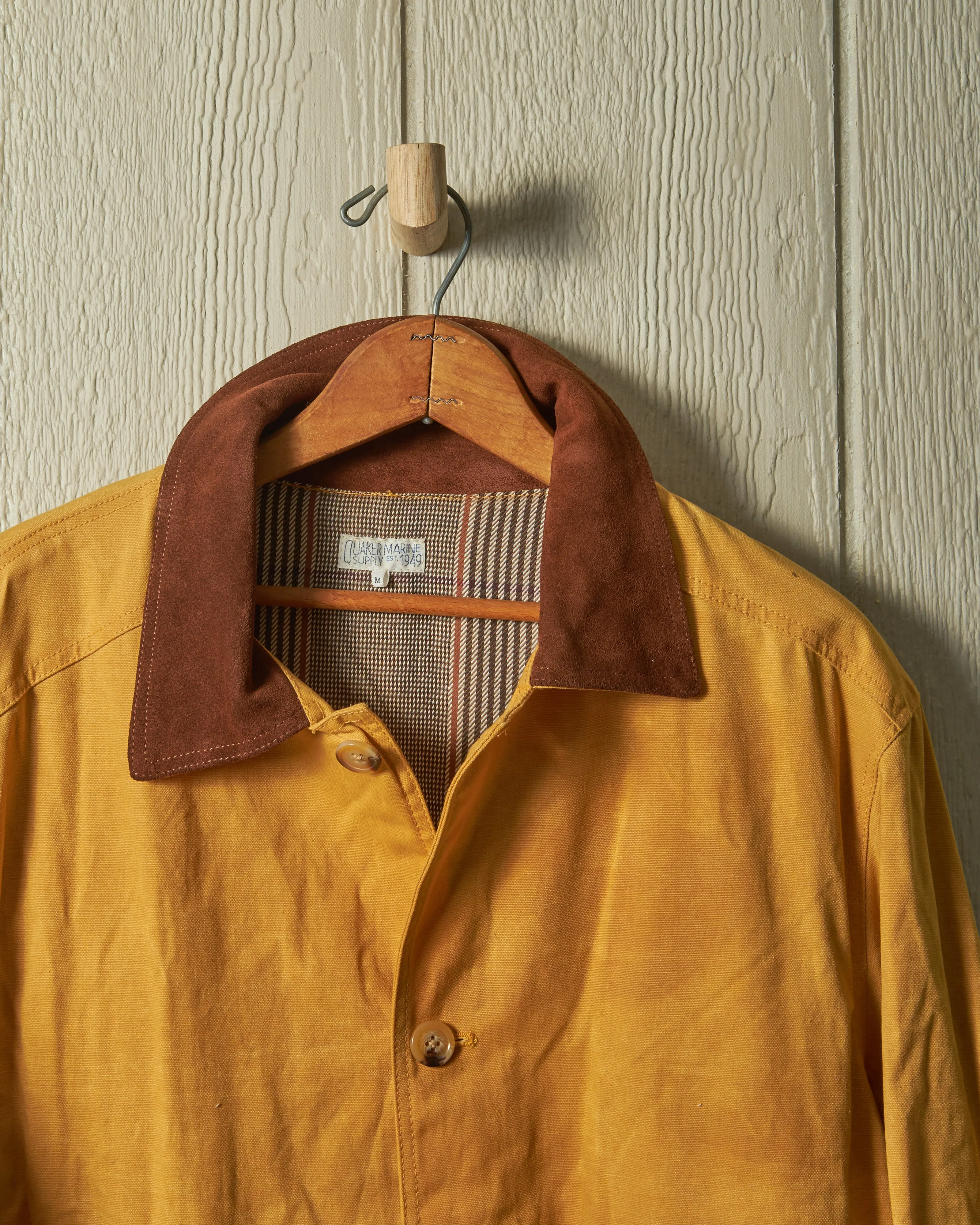 Gamekeeper Jacket in Goldenrod Waxed Canvas sold by Quaker Marine Supply product image thumbnail 4
