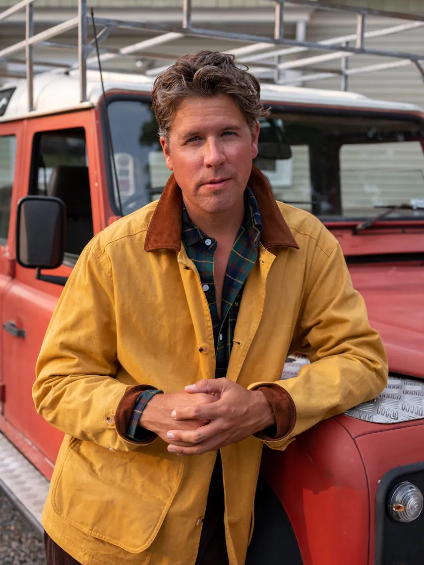 Gamekeeper Jacket in Goldenrod Waxed Canvas sold by Quaker Marine Supply product image thumbnail 5