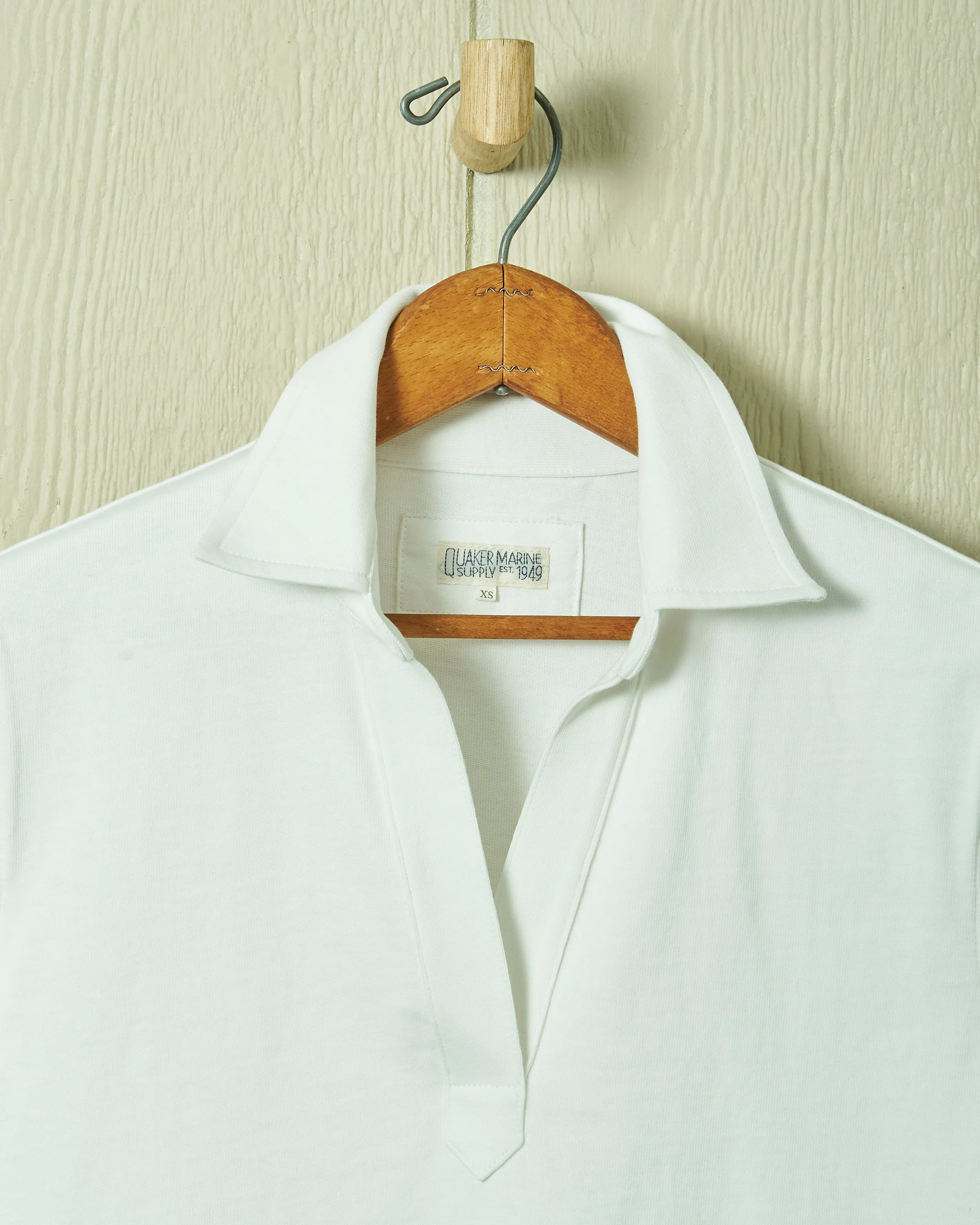 Short Sleeve Inlet Pullover in White sold by Quaker Marine Supply product image thumbnail 2