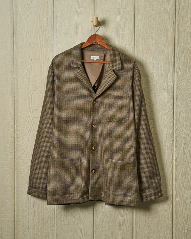 Superfine Wool Loafer Jacket in District Check sold by Quaker Marine Supply