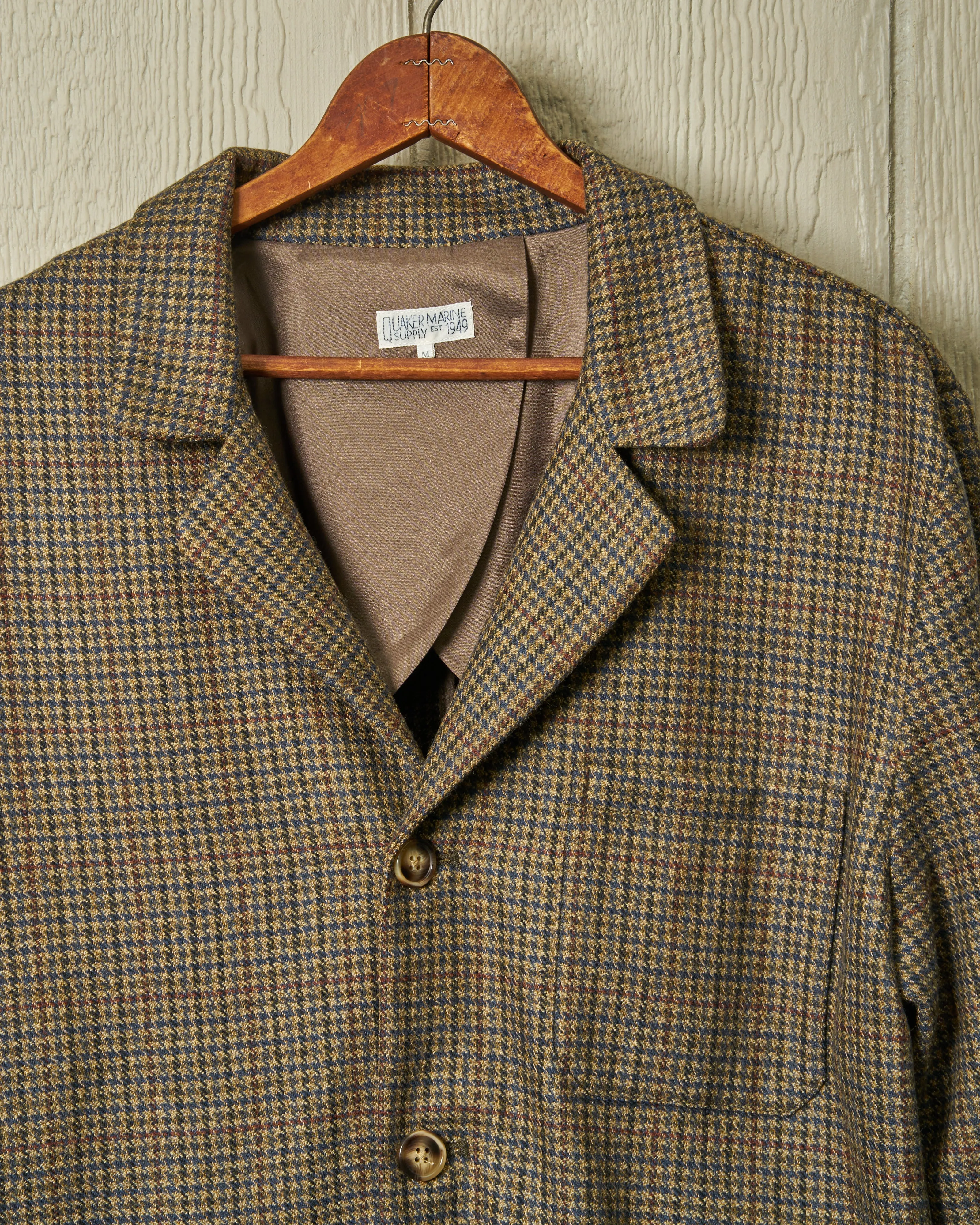Superfine Wool Loafer Jacket in District Check sold by Quaker Marine Supply product image thumbnail 2