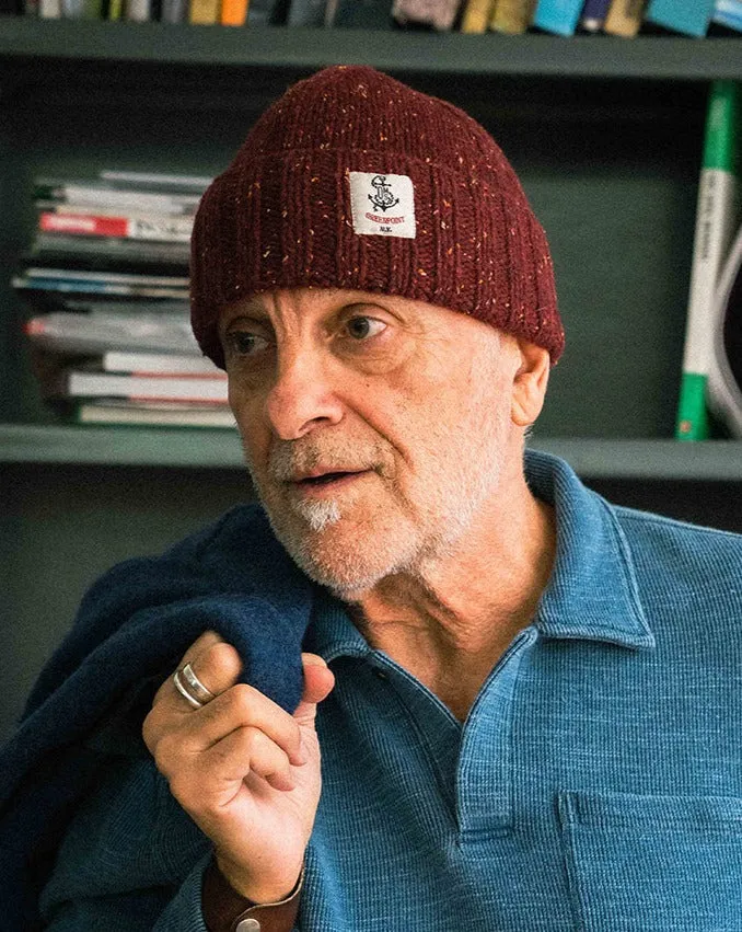 Inverness Watch Cap in Wine Lambswool sold by Quaker Marine Supply product image thumbnail 2