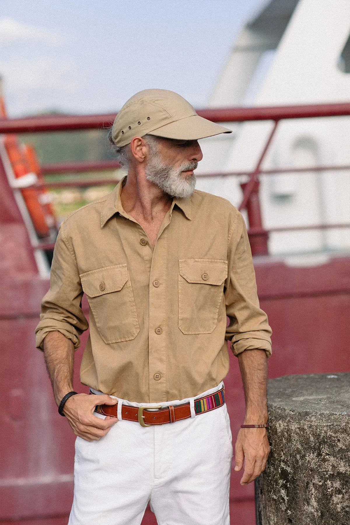 Swordfish in Khaki Poplin sold by Quaker Marine Supply product image thumbnail 5