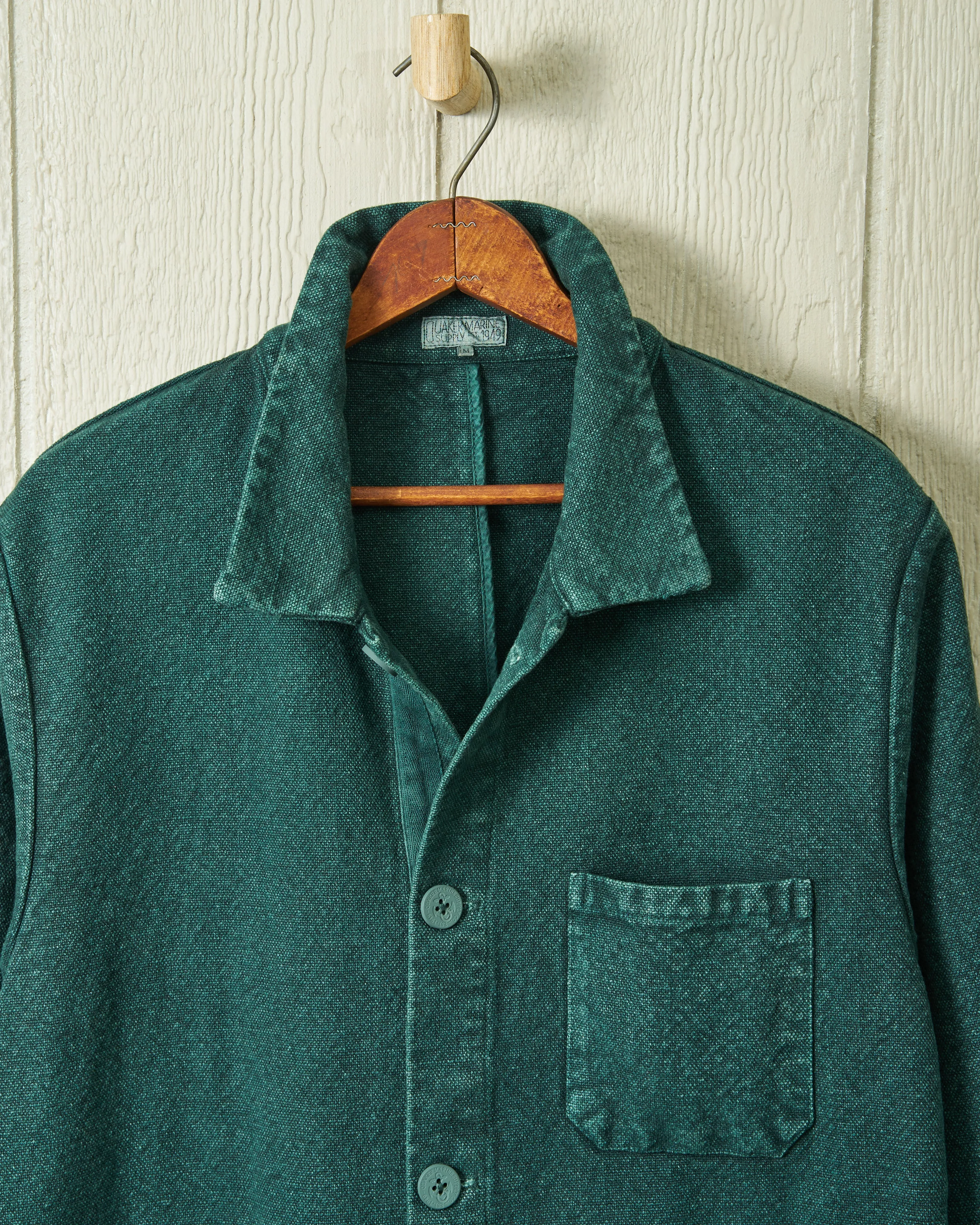 French Workman’s Jacket in Spruce sold by Quaker Marine Supply product image thumbnail 2
