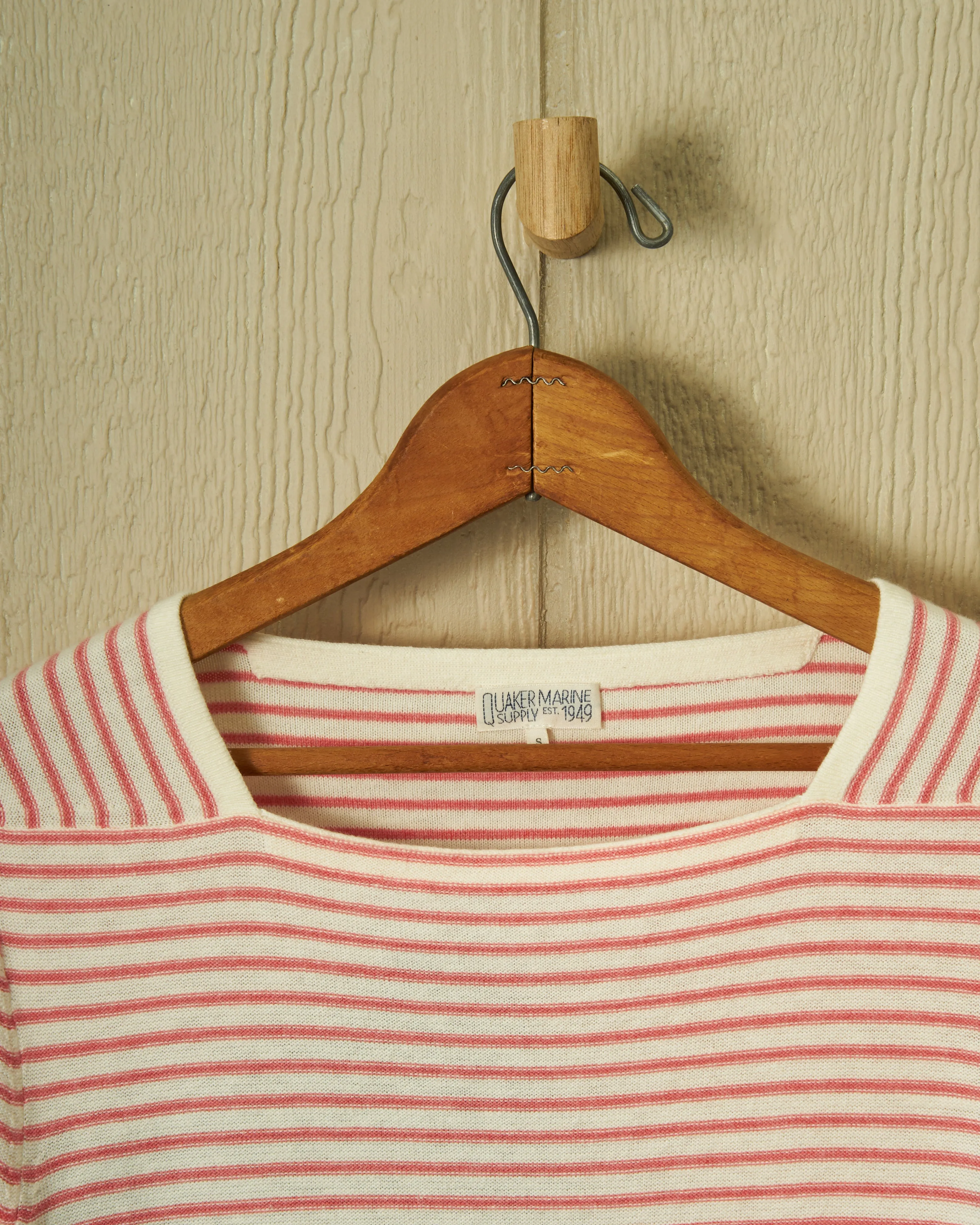 Riviera Sweater Knit Top in Cream/Nasturtium sold by Quaker Marine Supply product image thumbnail 2