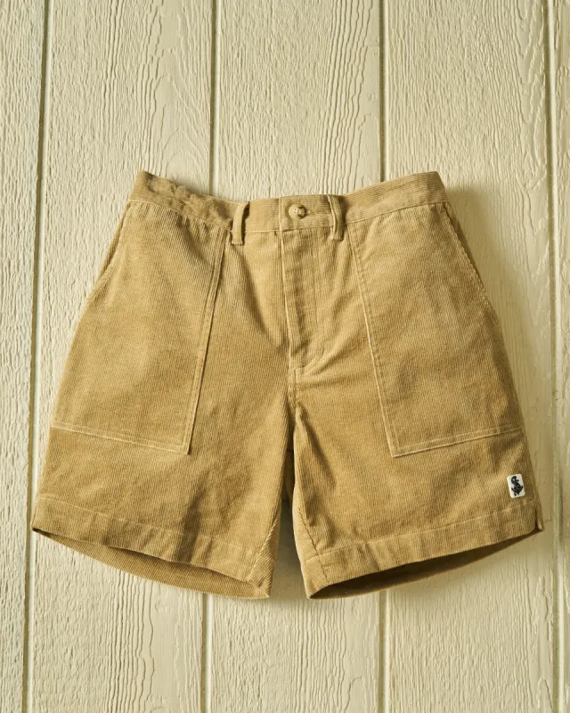 Ventura Short in Driftwood Corduroy sold by Quaker Marine Supply
