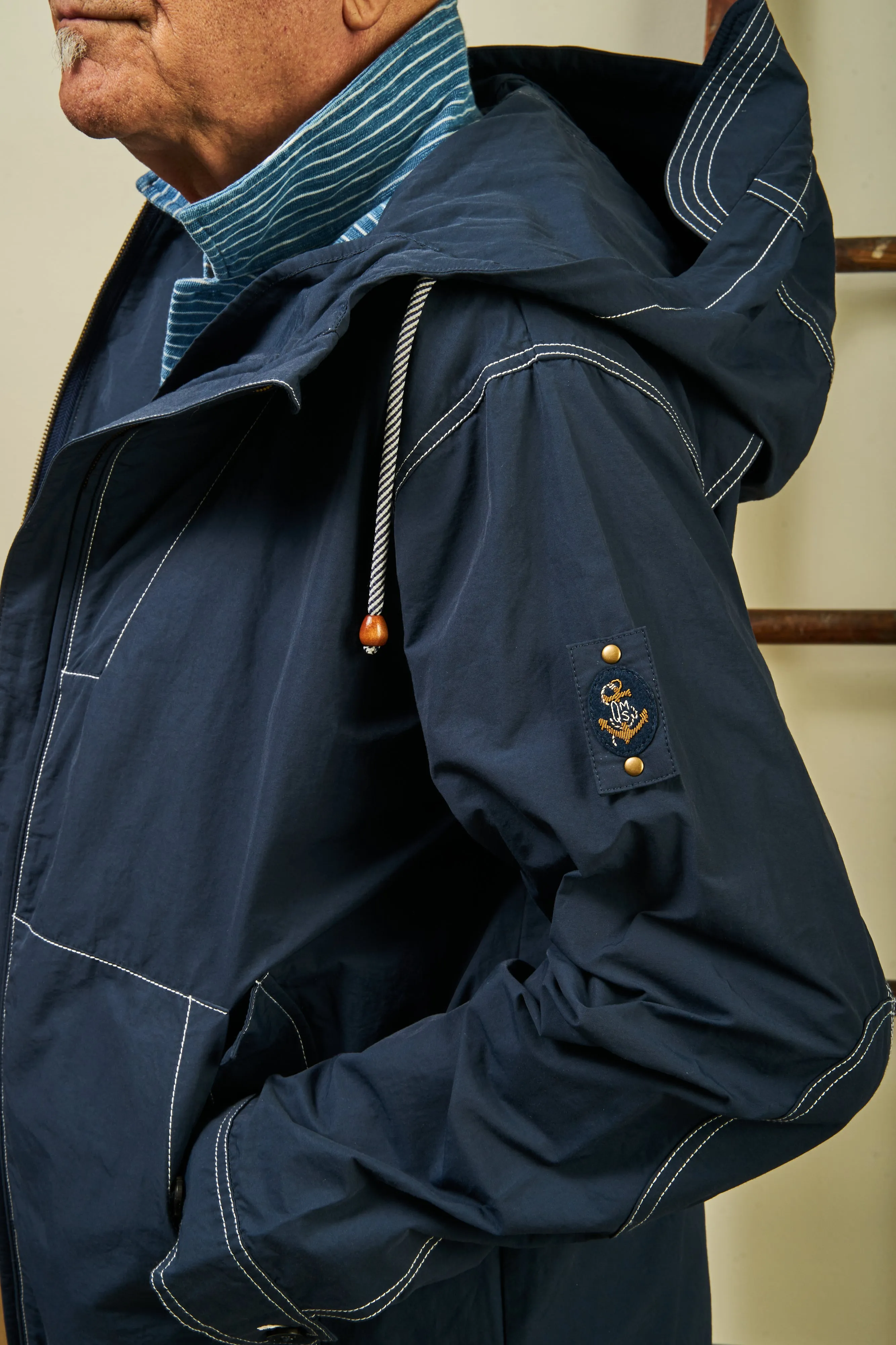 Ten Mile Anorak in Navy sold by Quaker Marine Supply product image thumbnail 2