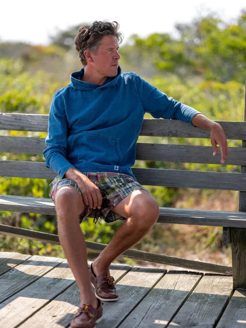 Wharf Hoodie in Washed Indigo sold by Quaker Marine Supply product image thumbnail 4