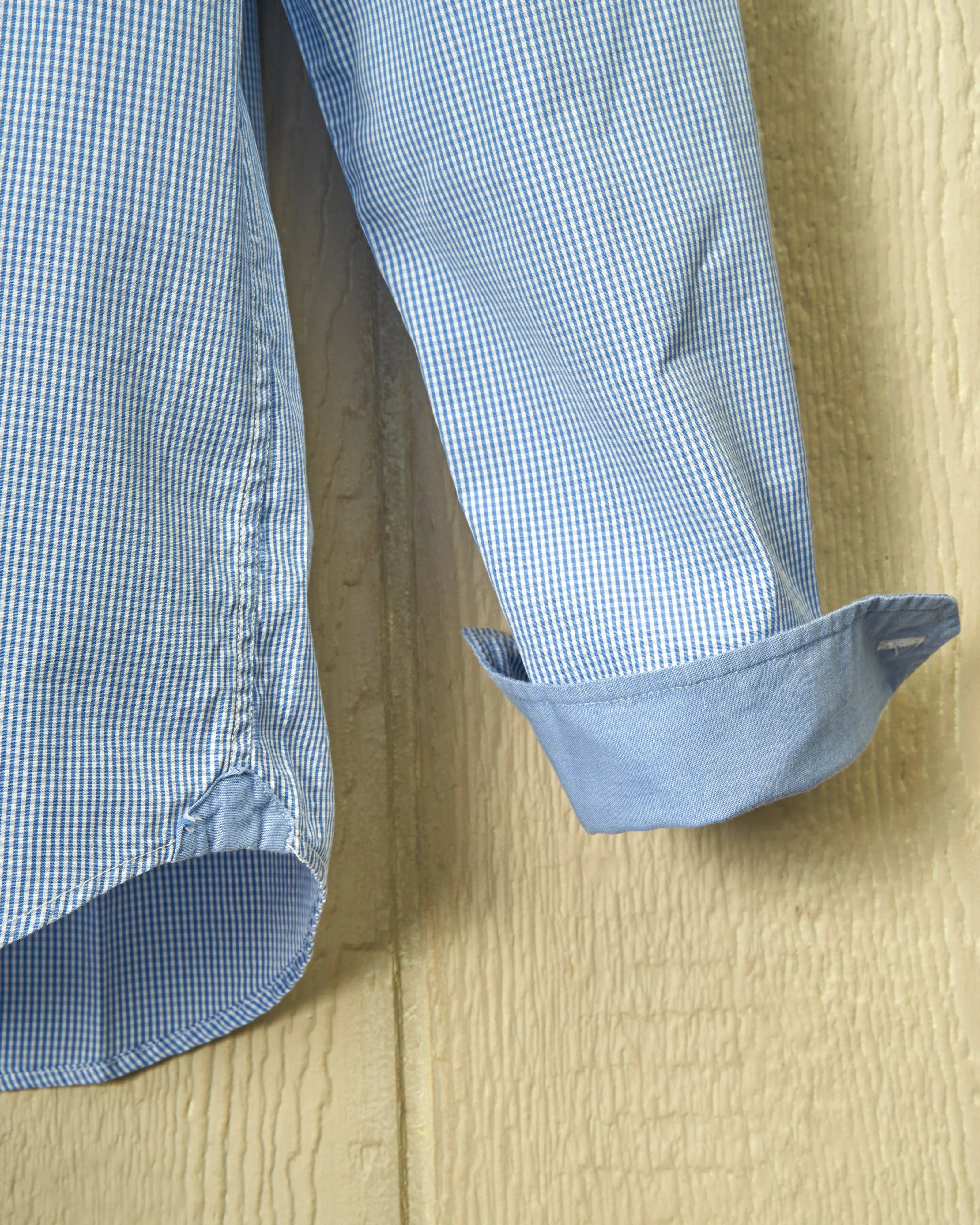 Sea-Washed Shirt in Blue Gingham sold by Quaker Marine Supply product image thumbnail 3