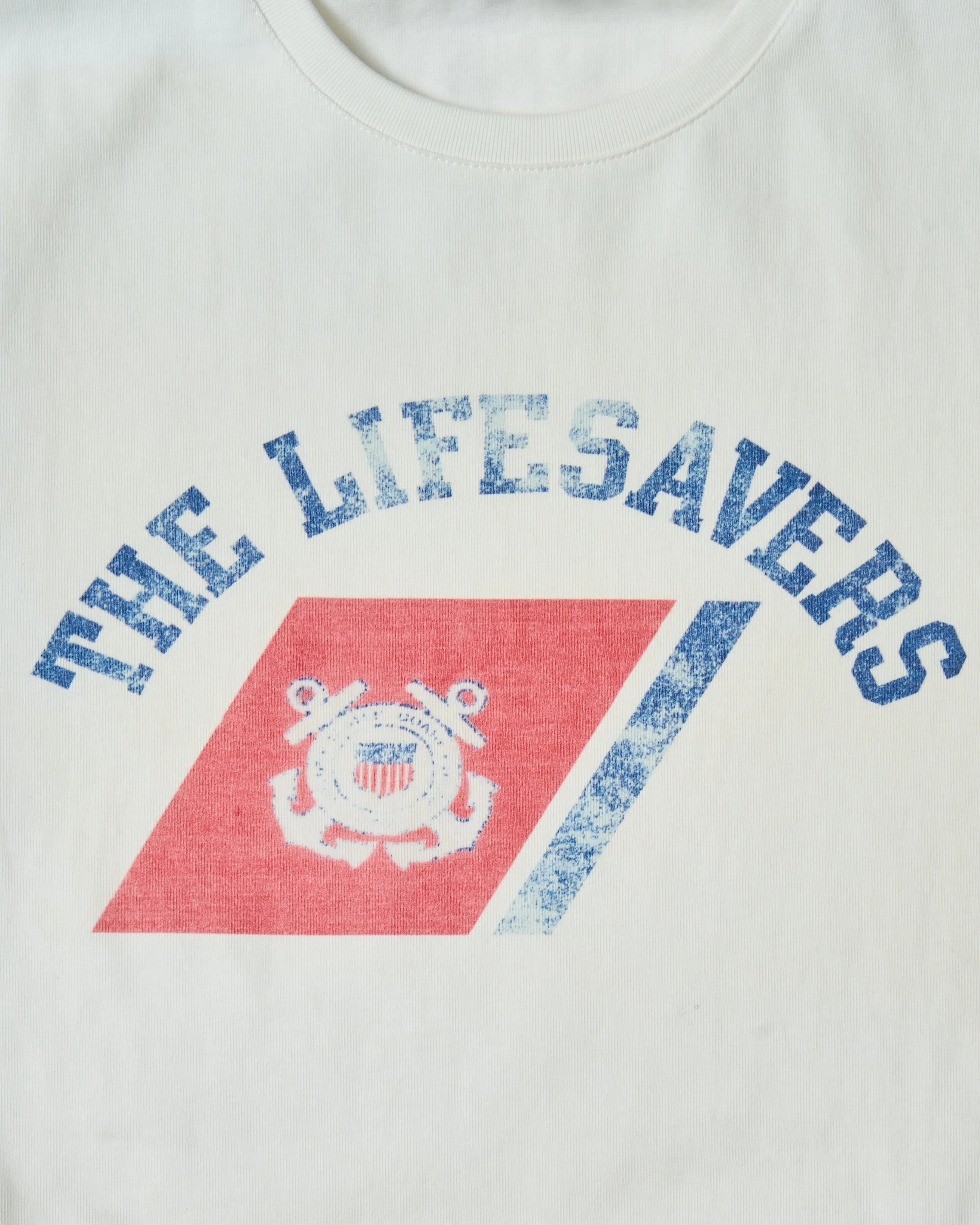 Lifesavers Heavyweight Tee in White sold by Quaker Marine Supply product image thumbnail 2