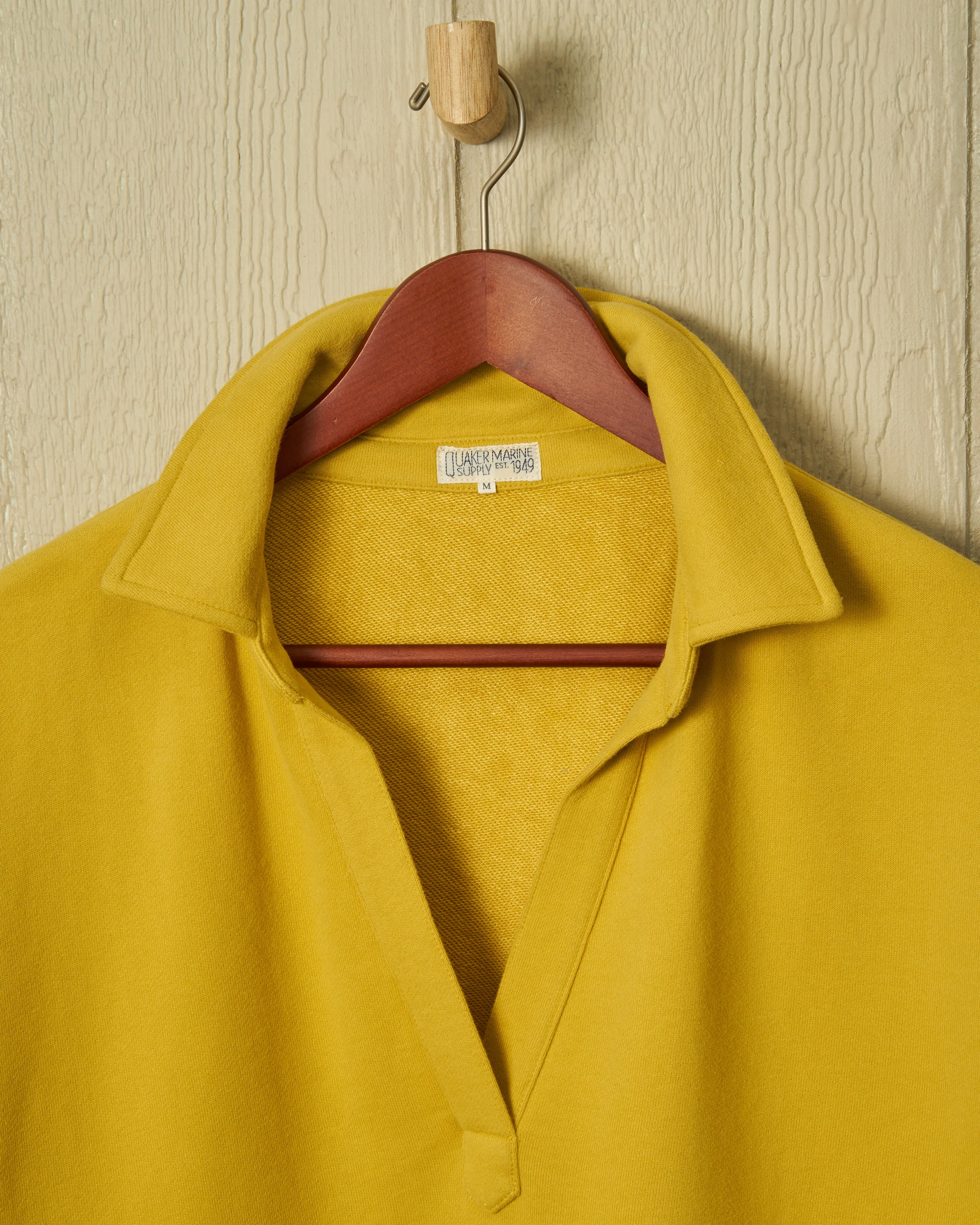 Inlet Pullover in Yellow Loopback Terry sold by Quaker Marine Supply product image thumbnail 2