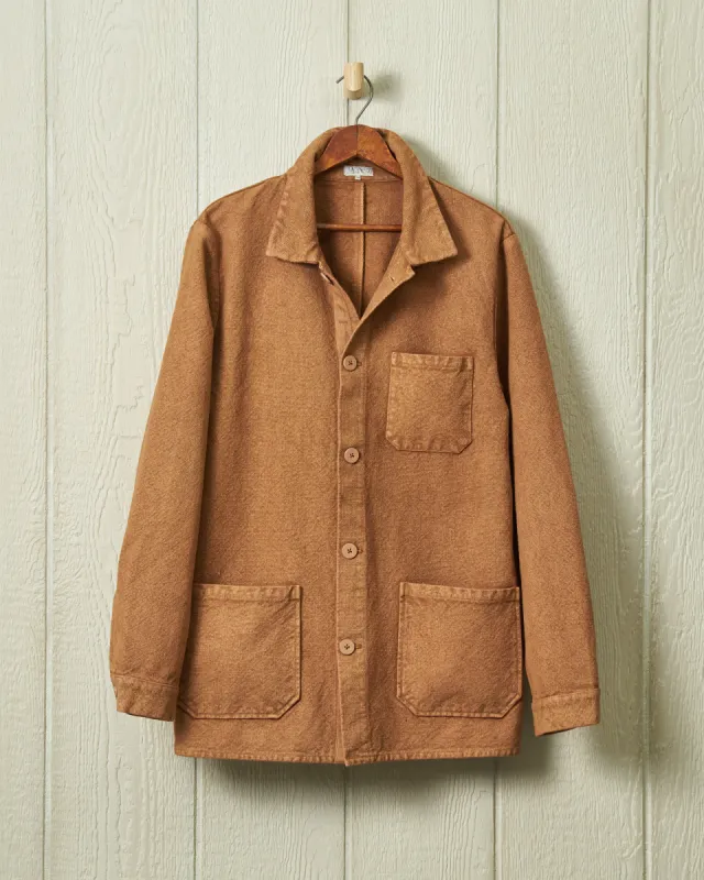 French Workman’s Jacket in Acorn sold by Quaker Marine Supply