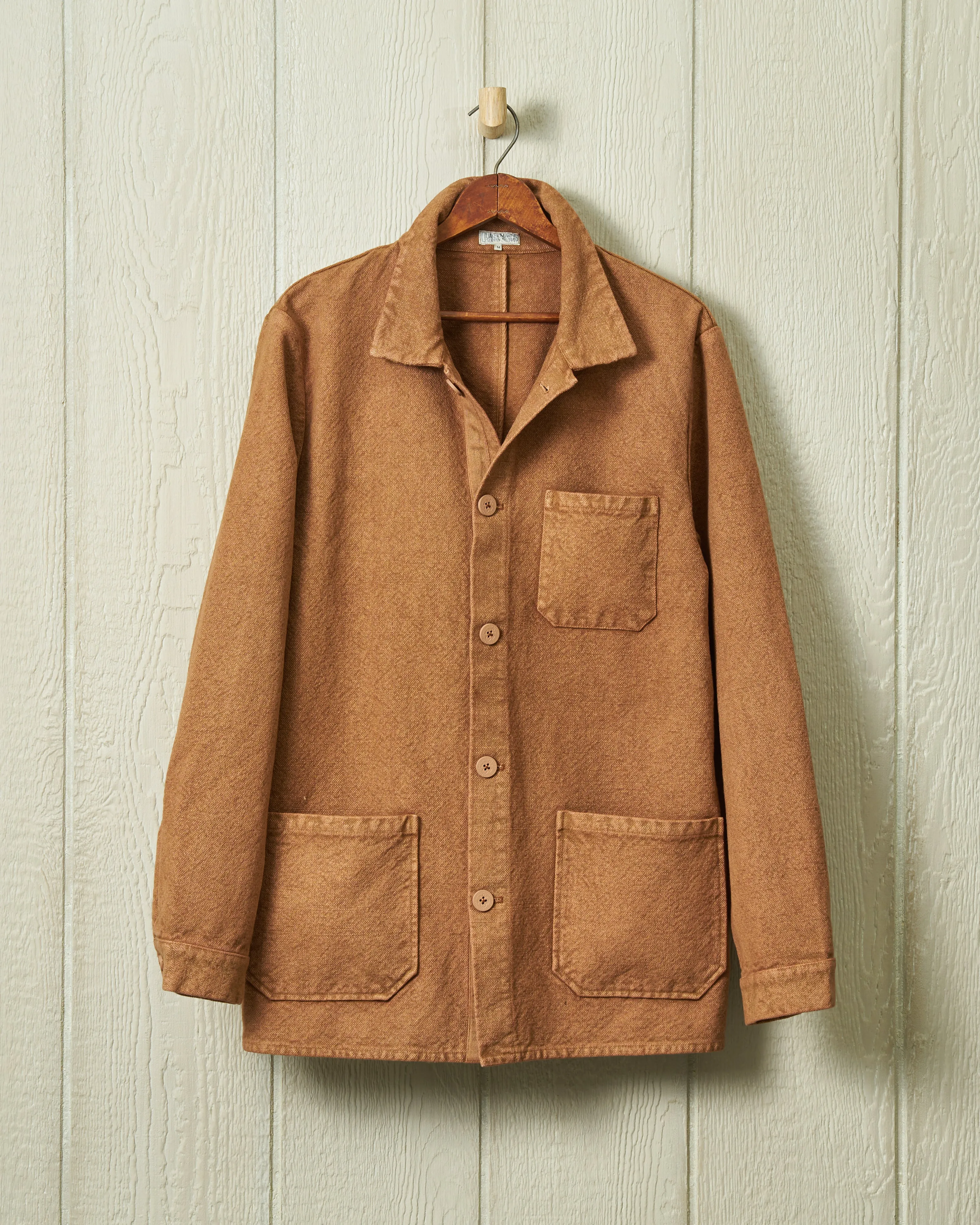 French Workman’s Jacket in Acorn sold by Quaker Marine Supply