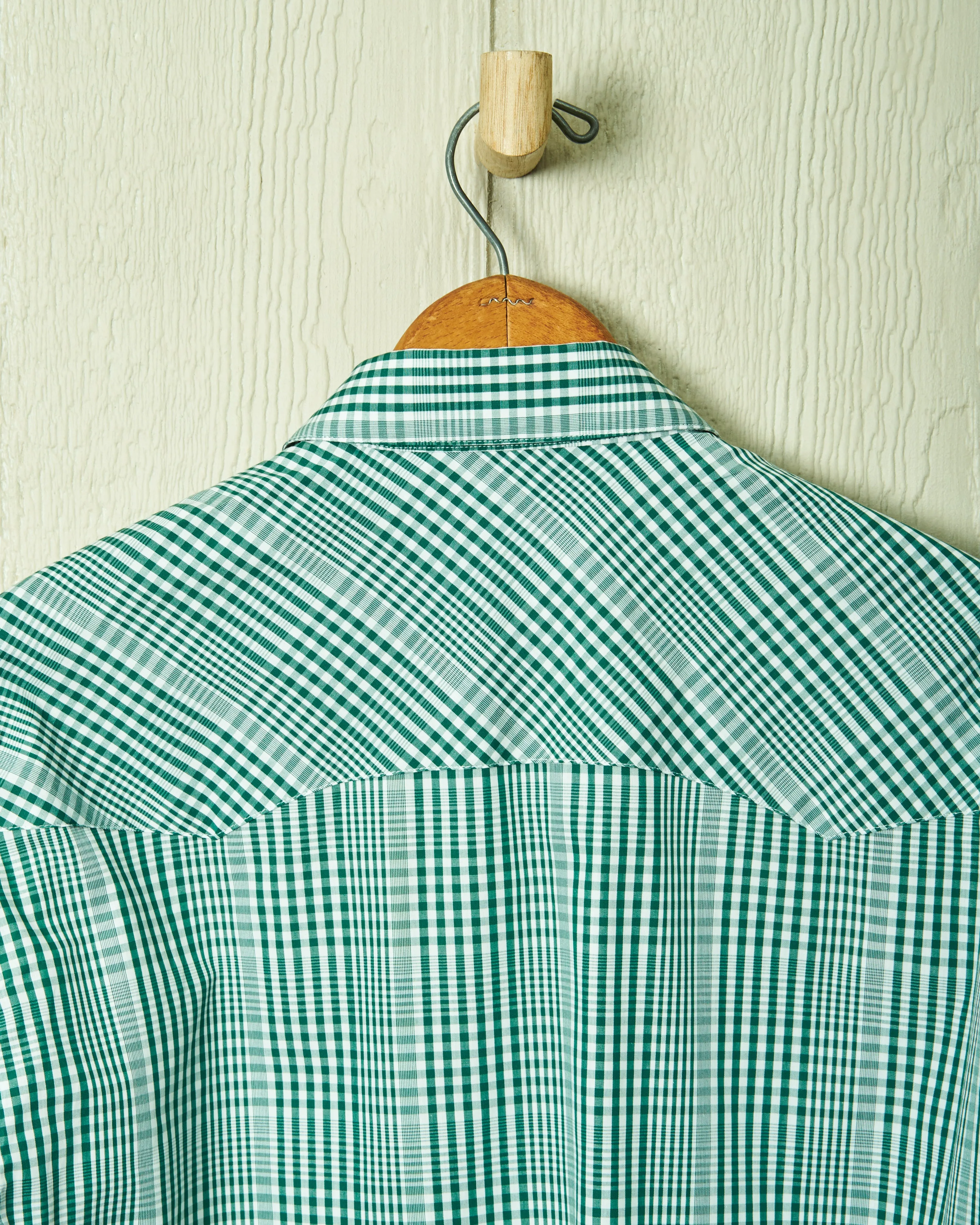 Western Sea-Washed Shirt in Green Glen Plaid sold by Quaker Marine Supply product image thumbnail 5