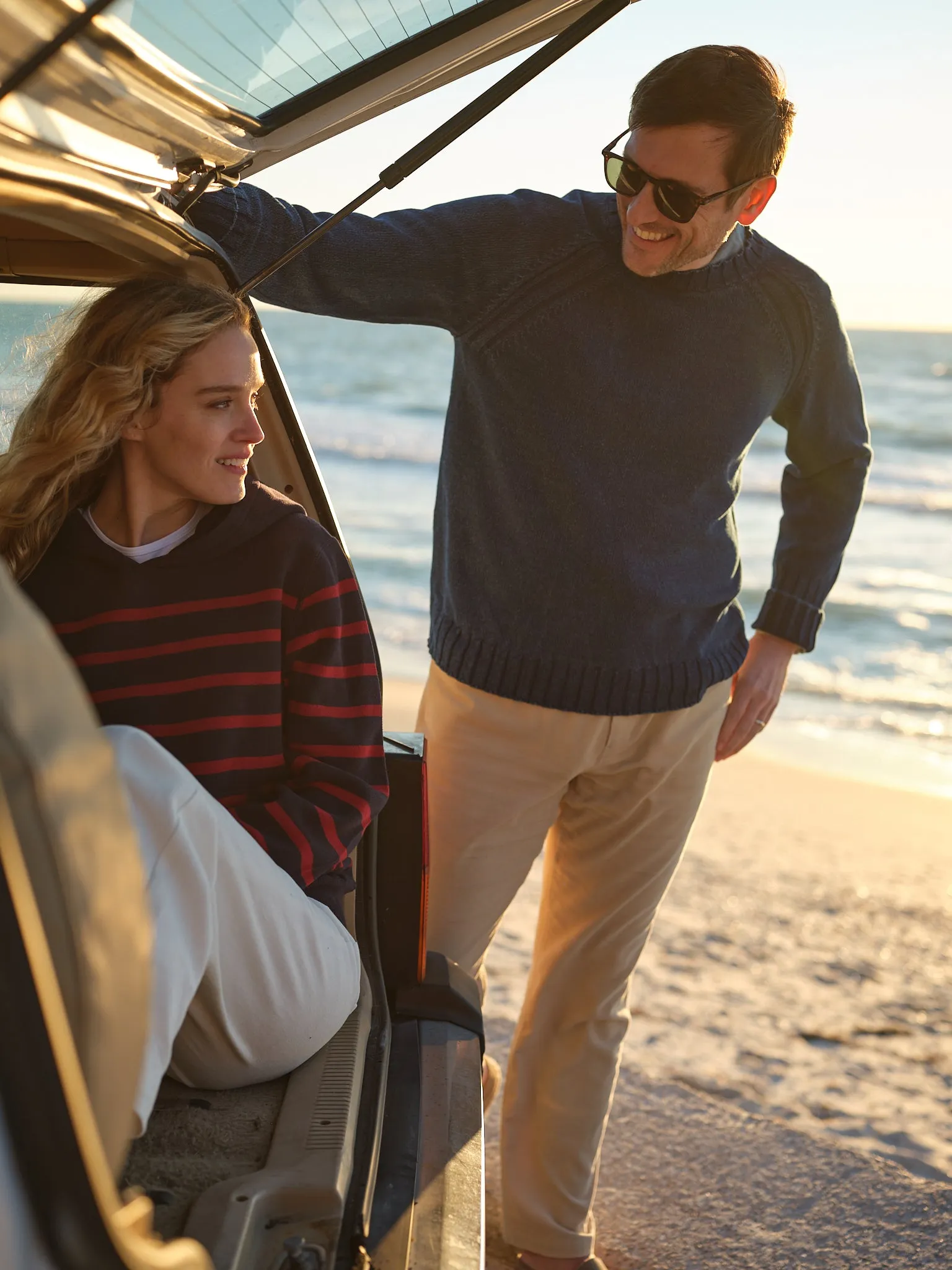 Deep Sea Quaker Crewneck Sweater in Indigo sold by Quaker Marine Supply product image thumbnail 2