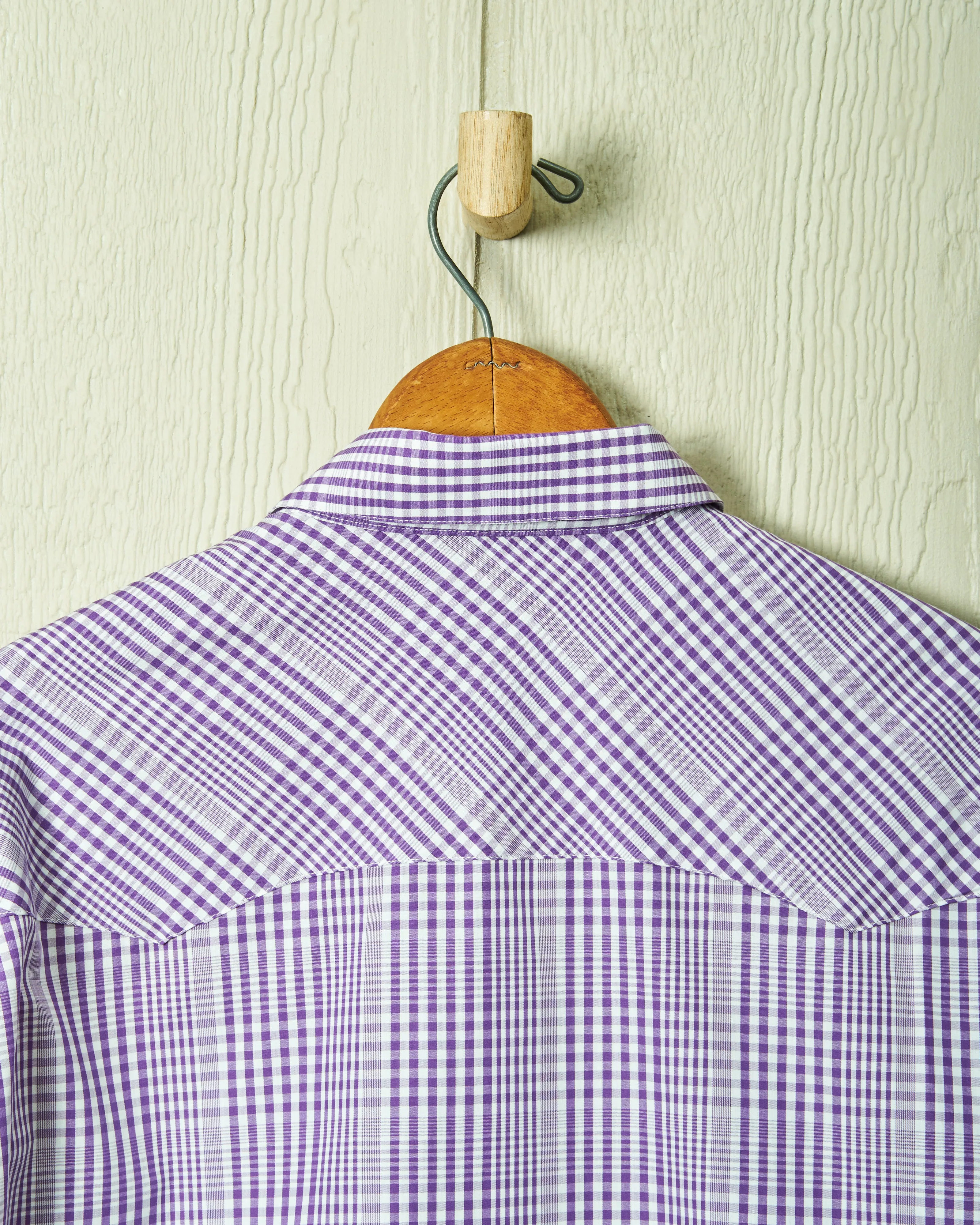 Western Sea-Washed Shirt in Purple Glen Plaid sold by Quaker Marine Supply product image thumbnail 5