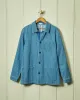 French Workman’s Jacket in Denim Pinstripe sold by Quaker Marine Supply