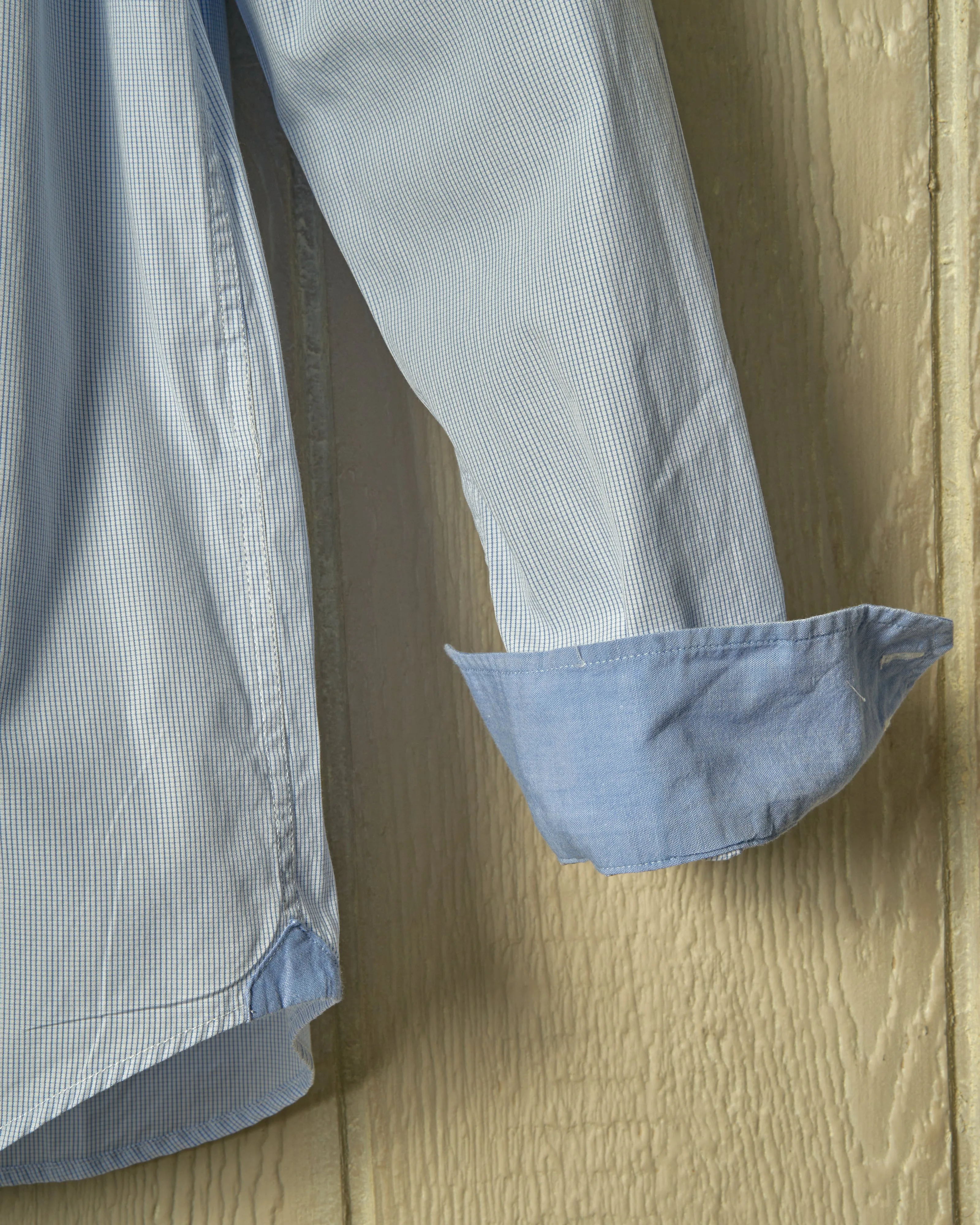 Sea-Washed Shirt in Blue Graph Check sold by Quaker Marine Supply product image thumbnail 3