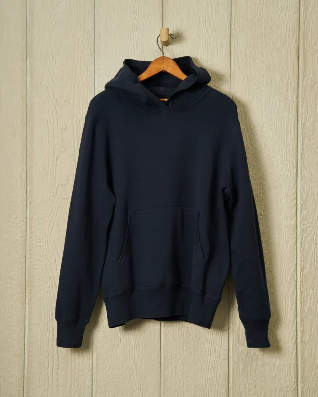Wharf Knit Hoodie in Navy sold by Quaker Marine Supply
