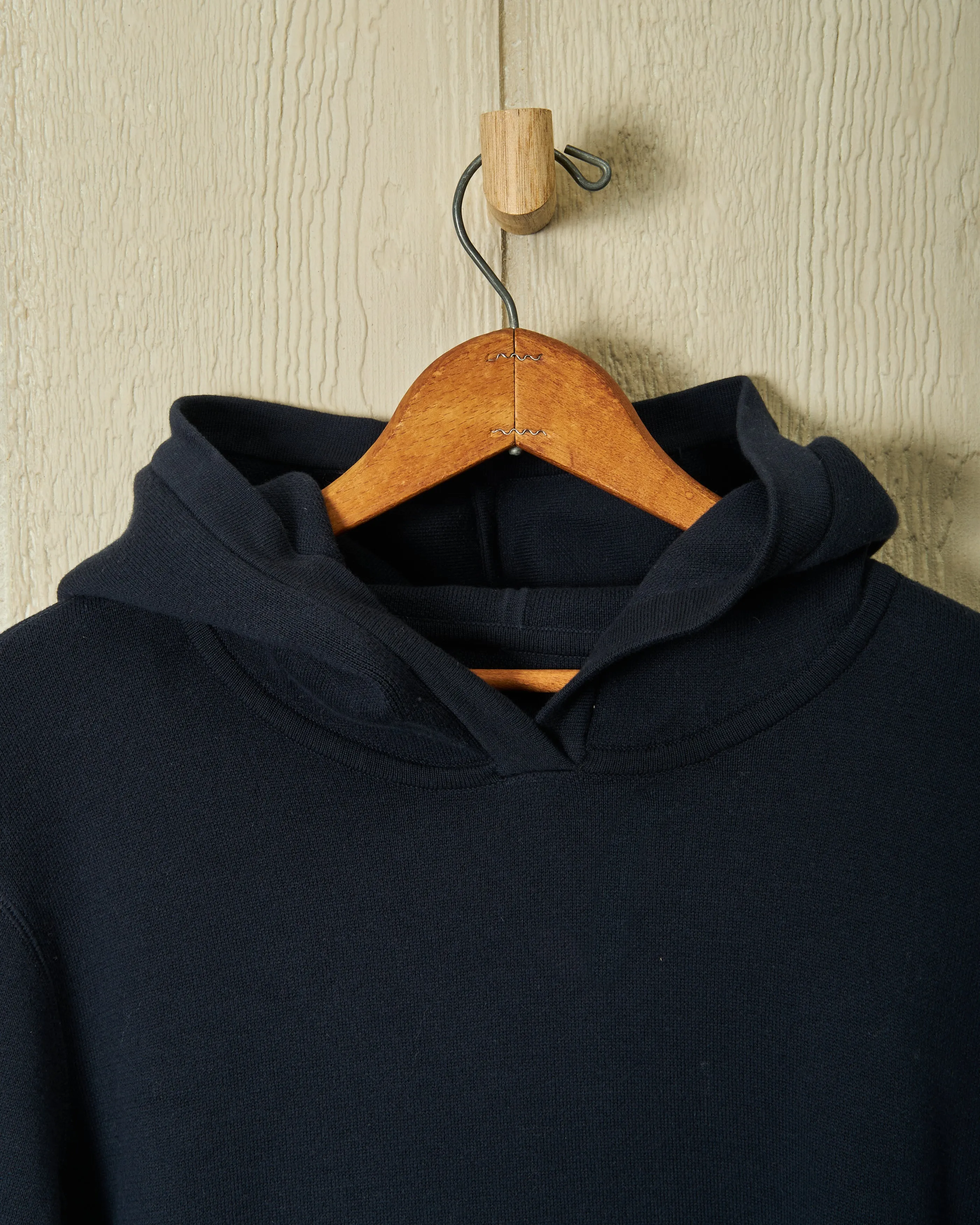 Wharf Knit Hoodie in Navy sold by Quaker Marine Supply product image thumbnail 4