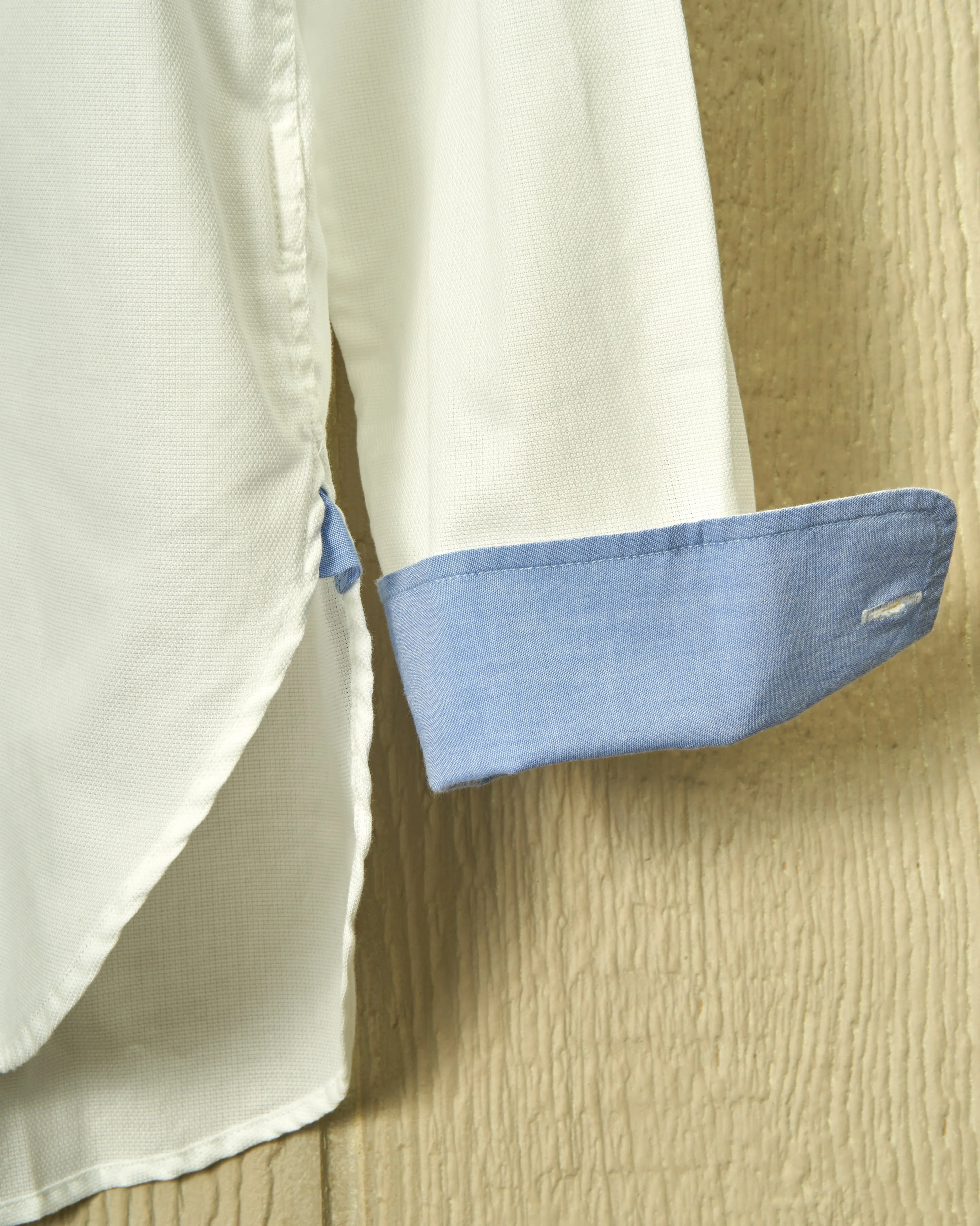 Women's Sea-Washed Shirt in White Oxford Cloth sold by Quaker Marine Supply product image thumbnail 3