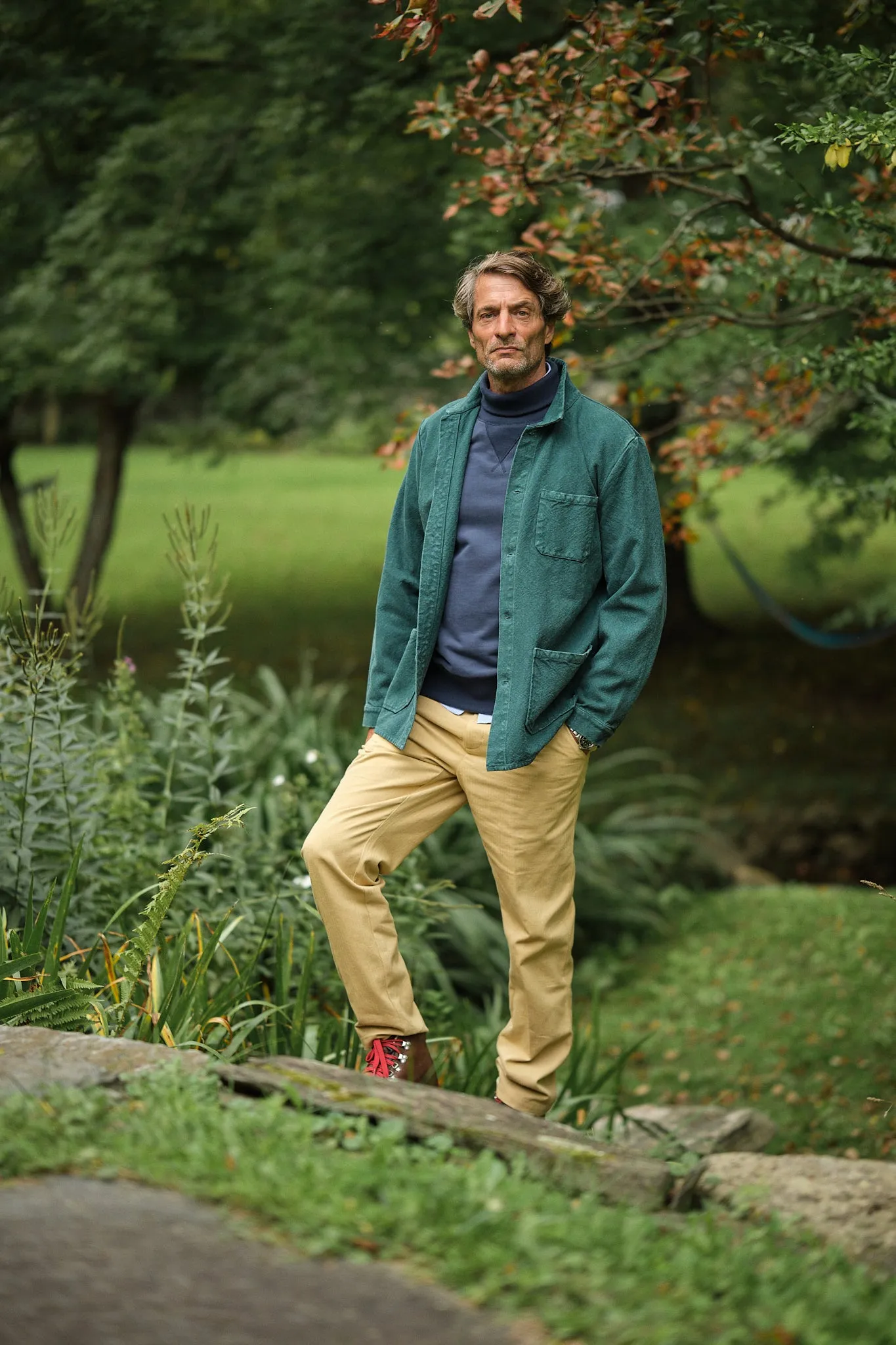 Submariner Turtleneck Sweatshirt in Navy sold by Quaker Marine Supply product image thumbnail 5