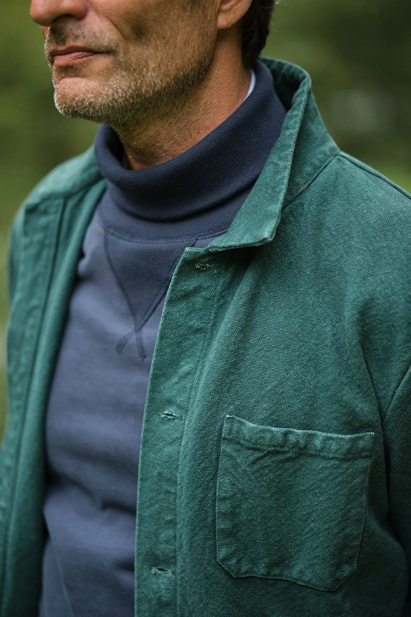 Submariner Turtleneck Sweatshirt in Navy sold by Quaker Marine Supply product image thumbnail 3