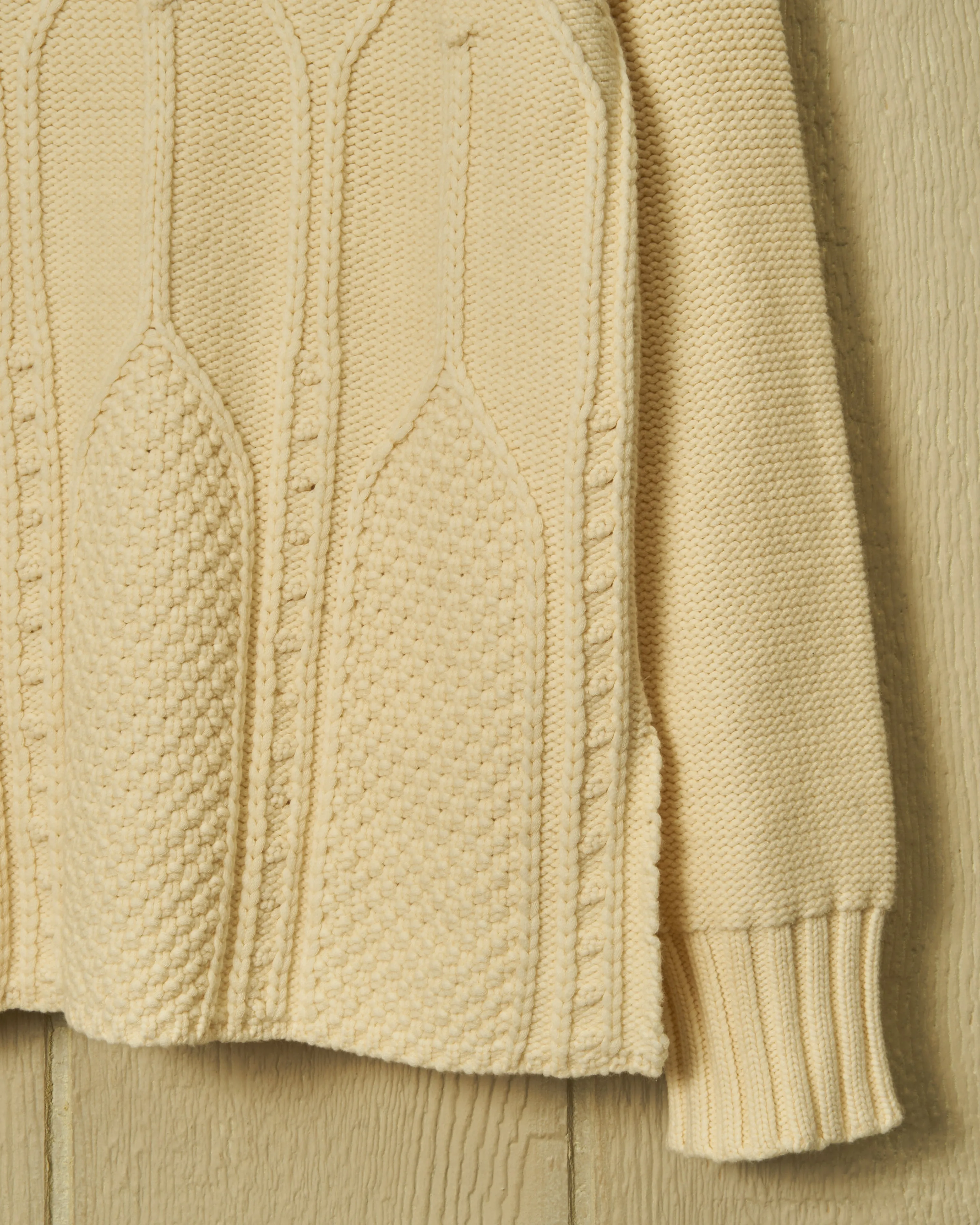 Shoreline Sweater in Egret sold by Quaker Marine Supply product image thumbnail 5
