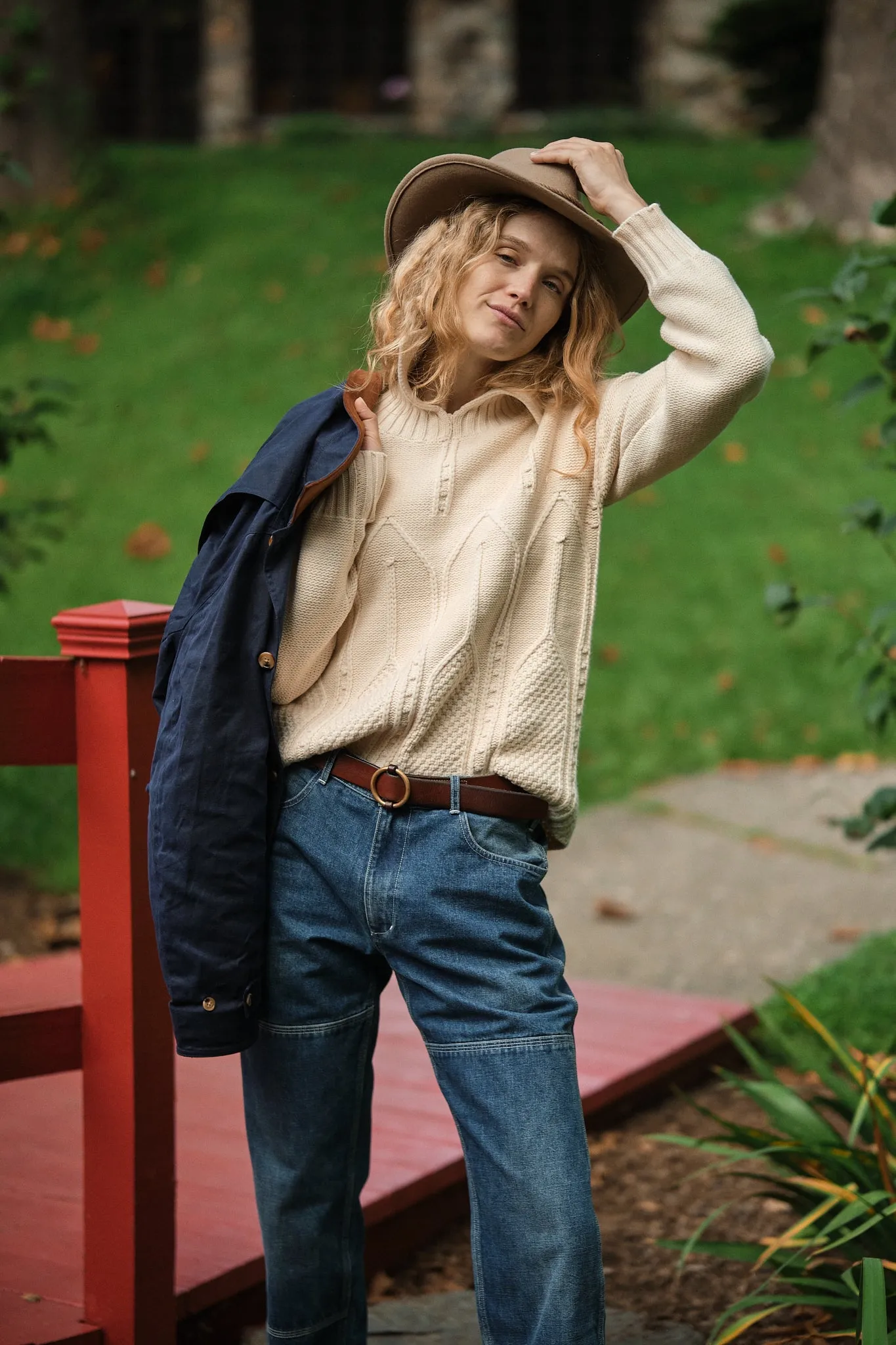 Shoreline Sweater in Egret sold by Quaker Marine Supply product image thumbnail 2